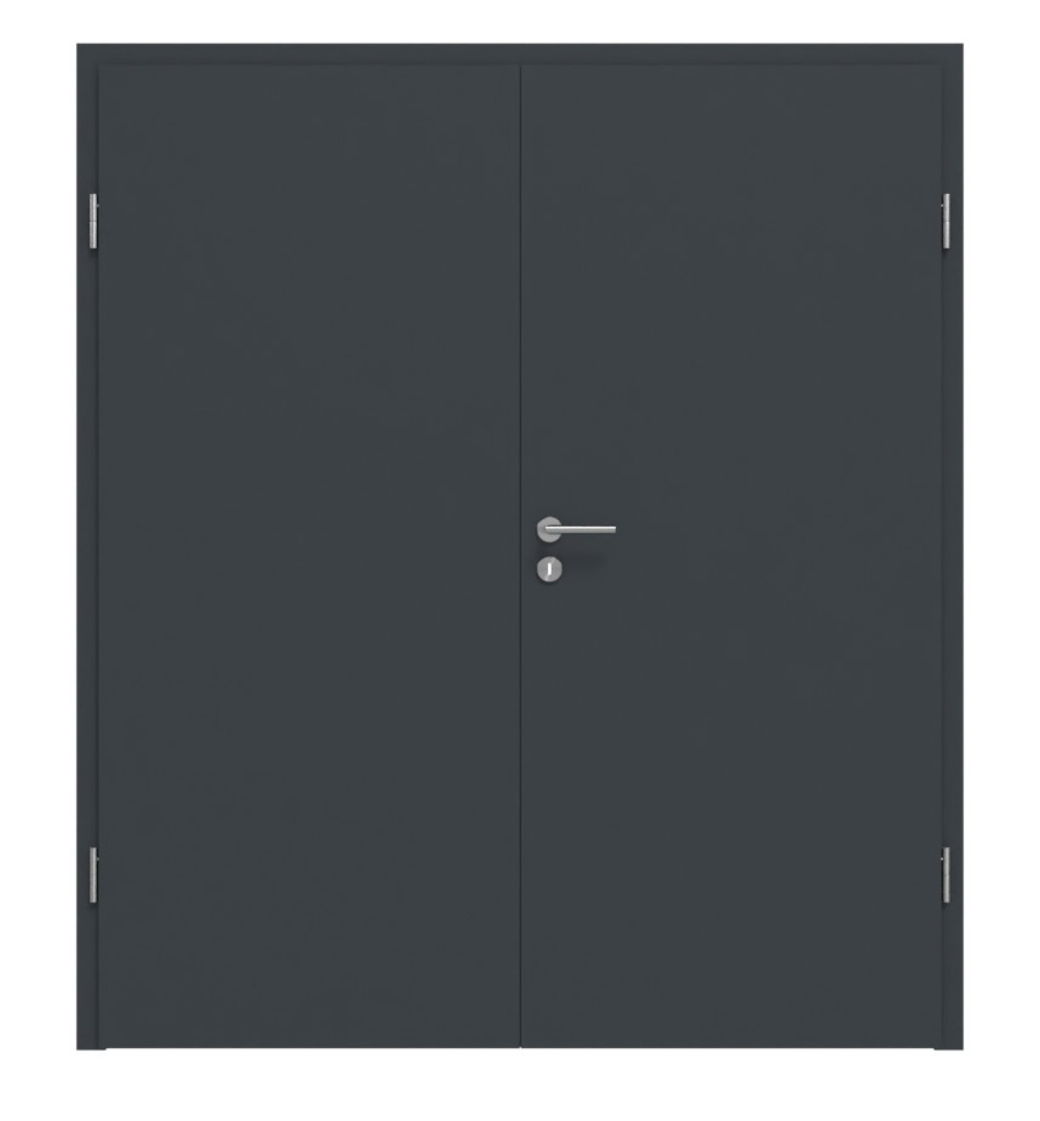 HÖRMANN Drzwi podwójne antracytowy szary lakier ProLine z ościeżnicą