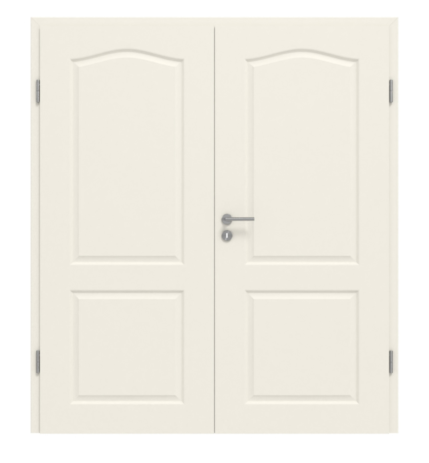 DRZWI PODWÓJNE GARANT Como CK2 Białe lakierowane z ościeżnicą