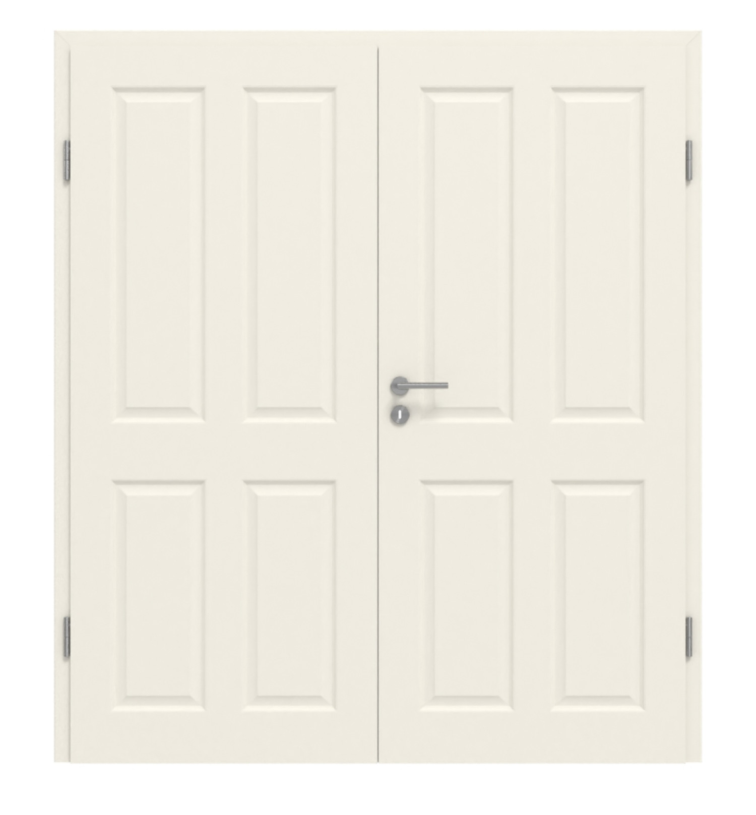 DRZWI PODWÓJNE GARANT Como CK4 Białe lakierowane z ościeżnicą