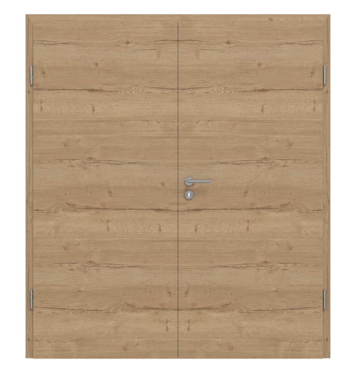 GARANT Drzwi podwójne wraz z ościeżnicą układ poprzeczny Authentic Dąb szczelinowy CePaL