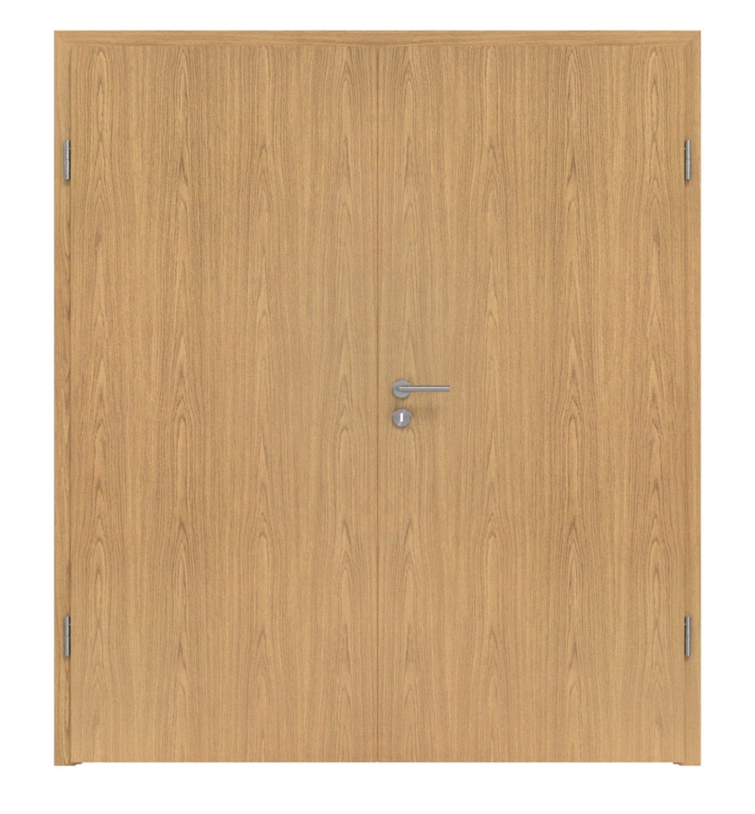 Frontansicht podwójnych drzwi dębowych jasnych EiB 310 PortaLit z ościeżnicą - Westag