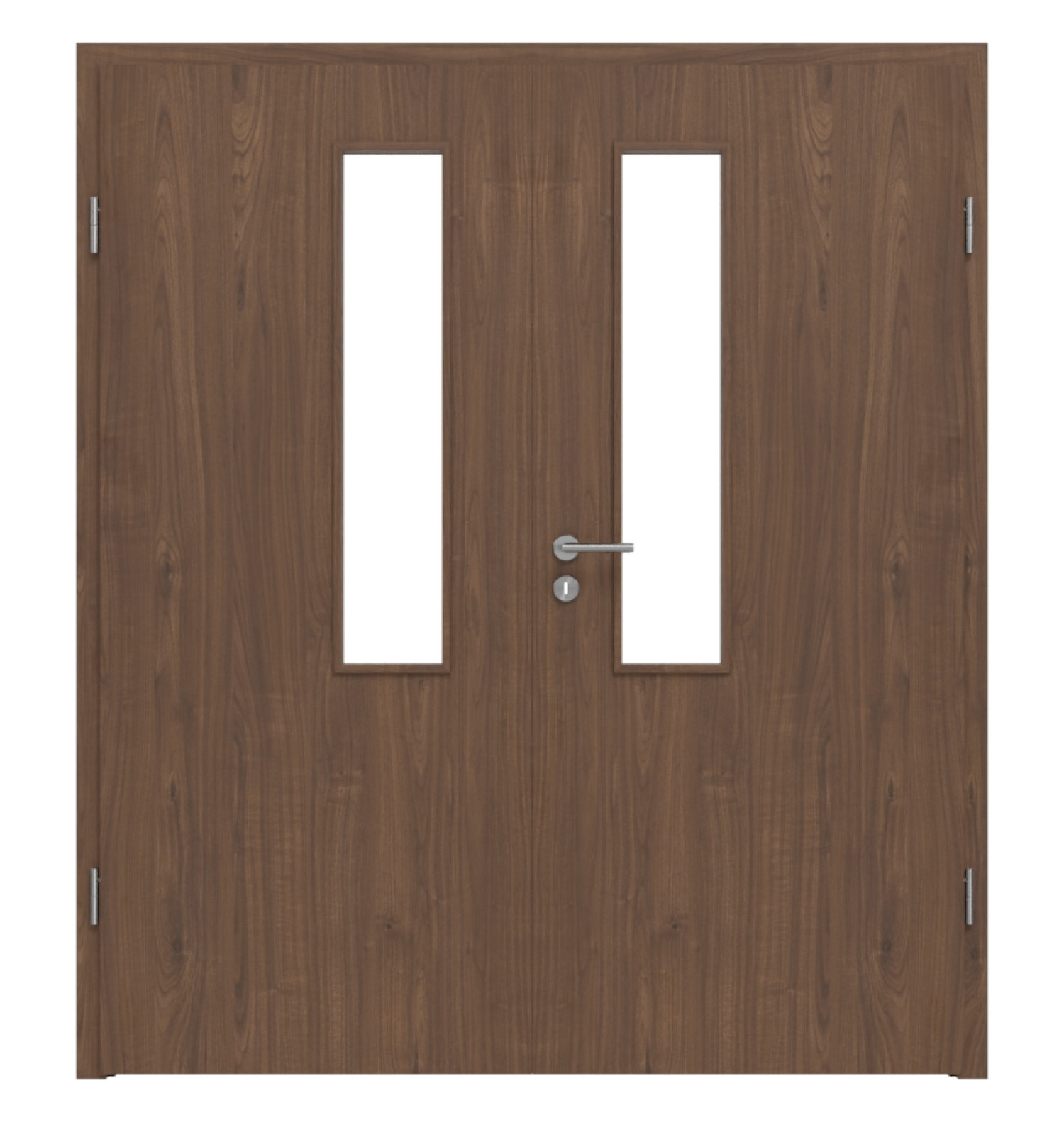 WESTAG Drzwi podwójne Nussbaum Trentino NU 717 Portalit CPL z przeszkleniem LA-18-21,5 wraz z ościeżnicą