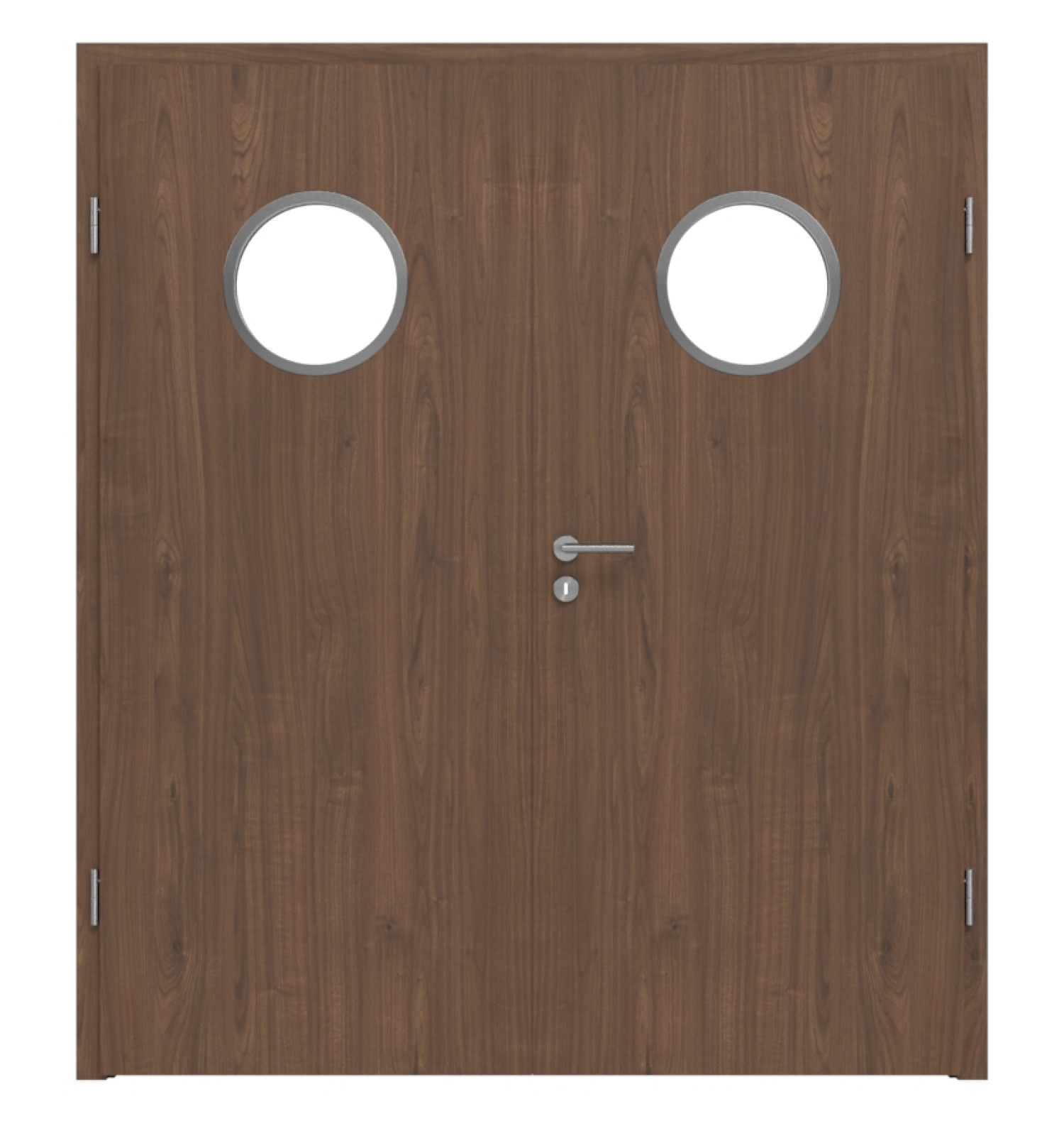 WESTAG Drzwi podwójne Nussbaum Trentino NU 717 Portalit CPL z przeszkleniem bulaj LA-KR 350 wraz z ościeżnicą