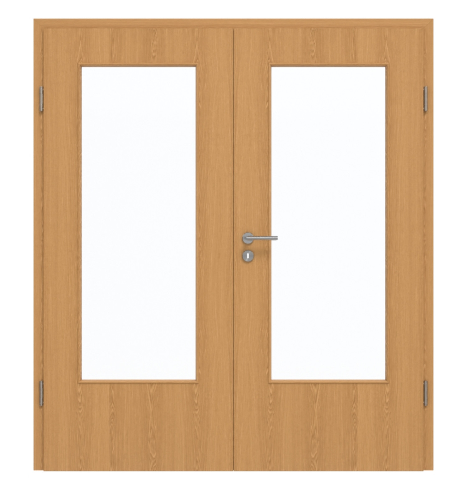 GARANT Drzwi podwójne inkl. ościeżnica Dąb Premium CePaL z przeszkleniem LA-DIN