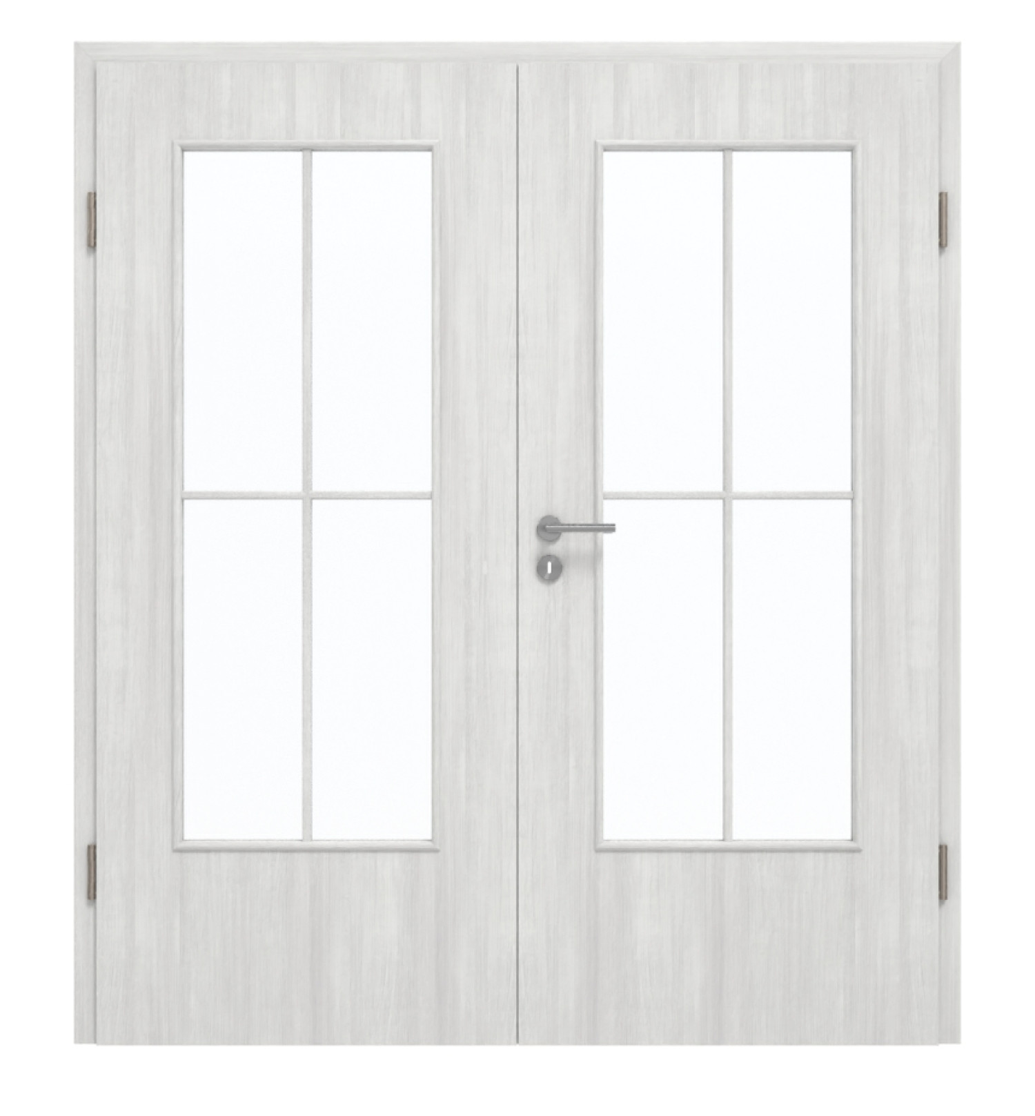 GARANT Drzwi podwójne wraz z ościeżnicą Authentic Grigio CePaL z przeszkleniem LA-DIN szpros SP0