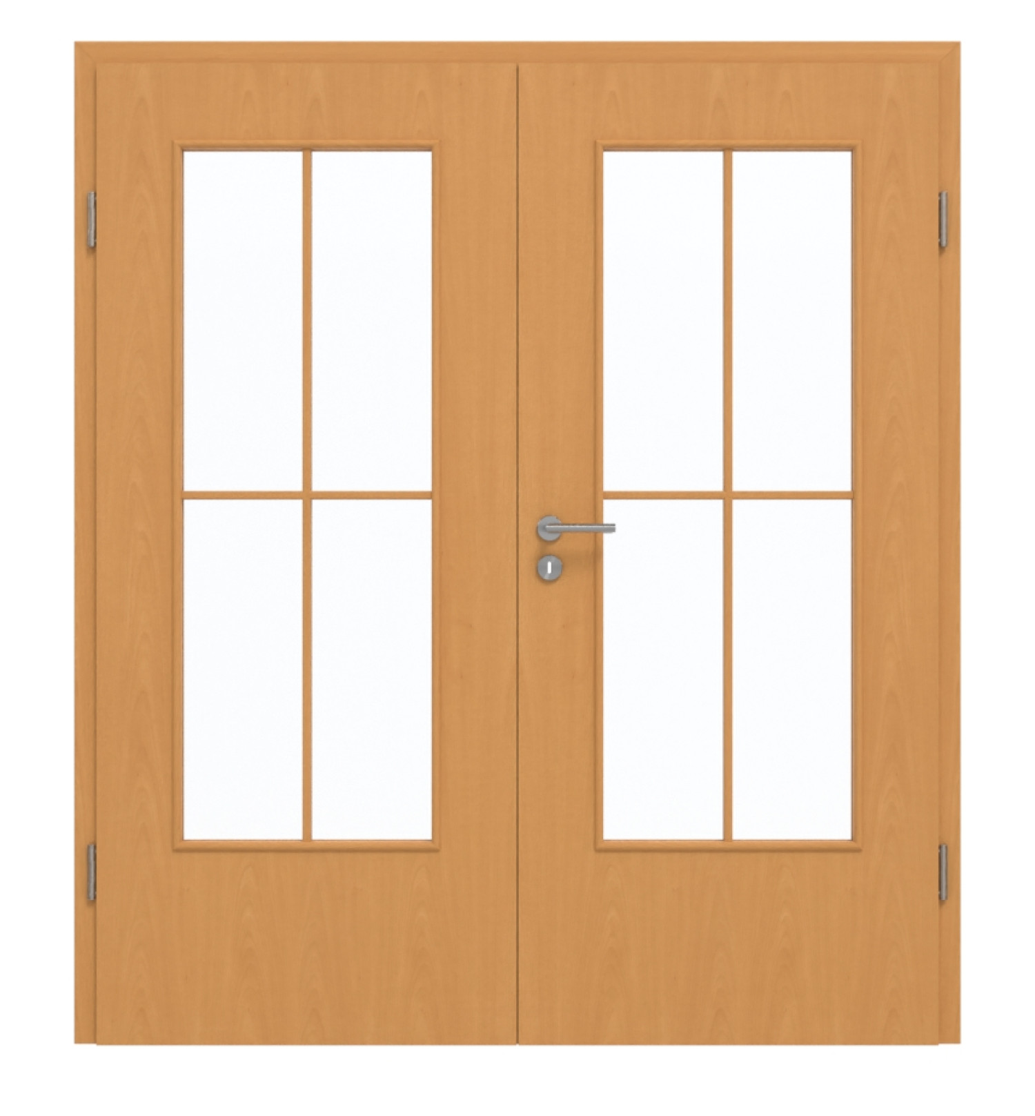 GARANT Drzwi podwójne wraz z ościeżnicą Buk Exklusiv CePaL z przeszkleniem LA-DIN szpros SP0