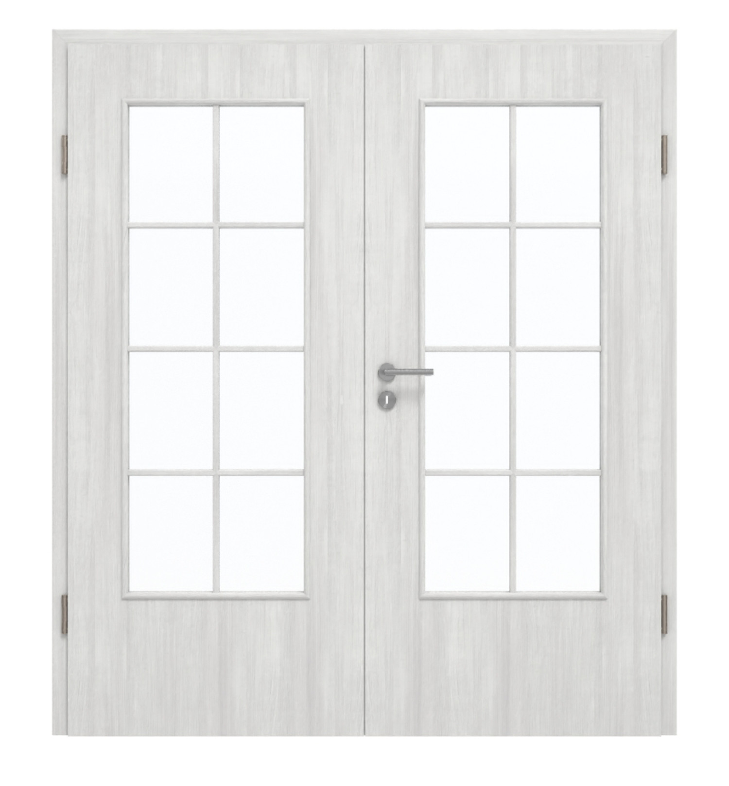 GARANT Drzwi podwójne wraz z ościeżnicą Authentic Grigio CePaL z przeszkleniem LA-DIN szpros SP1