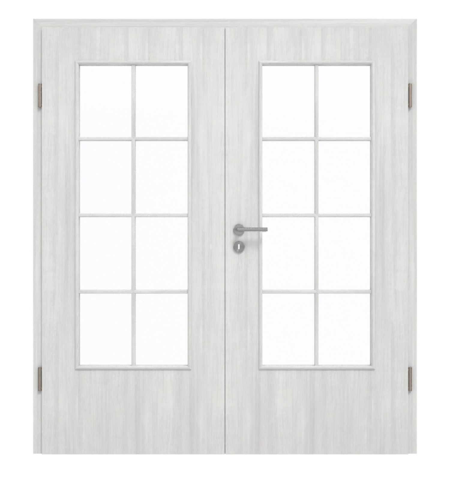 GARANT Drzwi podwójne wraz z ościeżnicą Authentic Grigio GCK08 z przeszkleniem LA-DIN szpros SP1