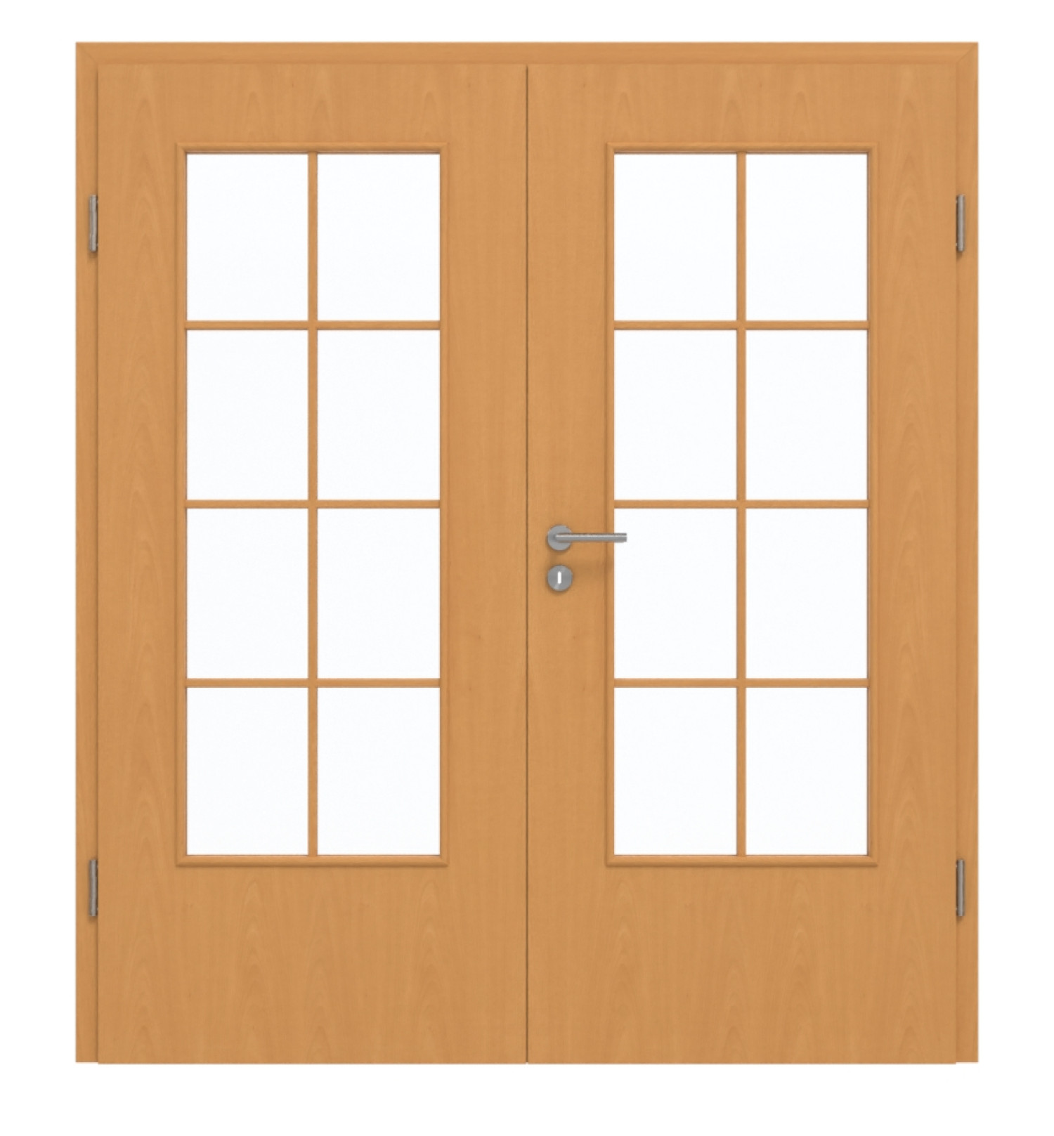 GARANT Drzwi podwójne wraz z ościeżnicą Buk Exklusiv CePaL z przeszkleniem LA-DIN szpros SP1