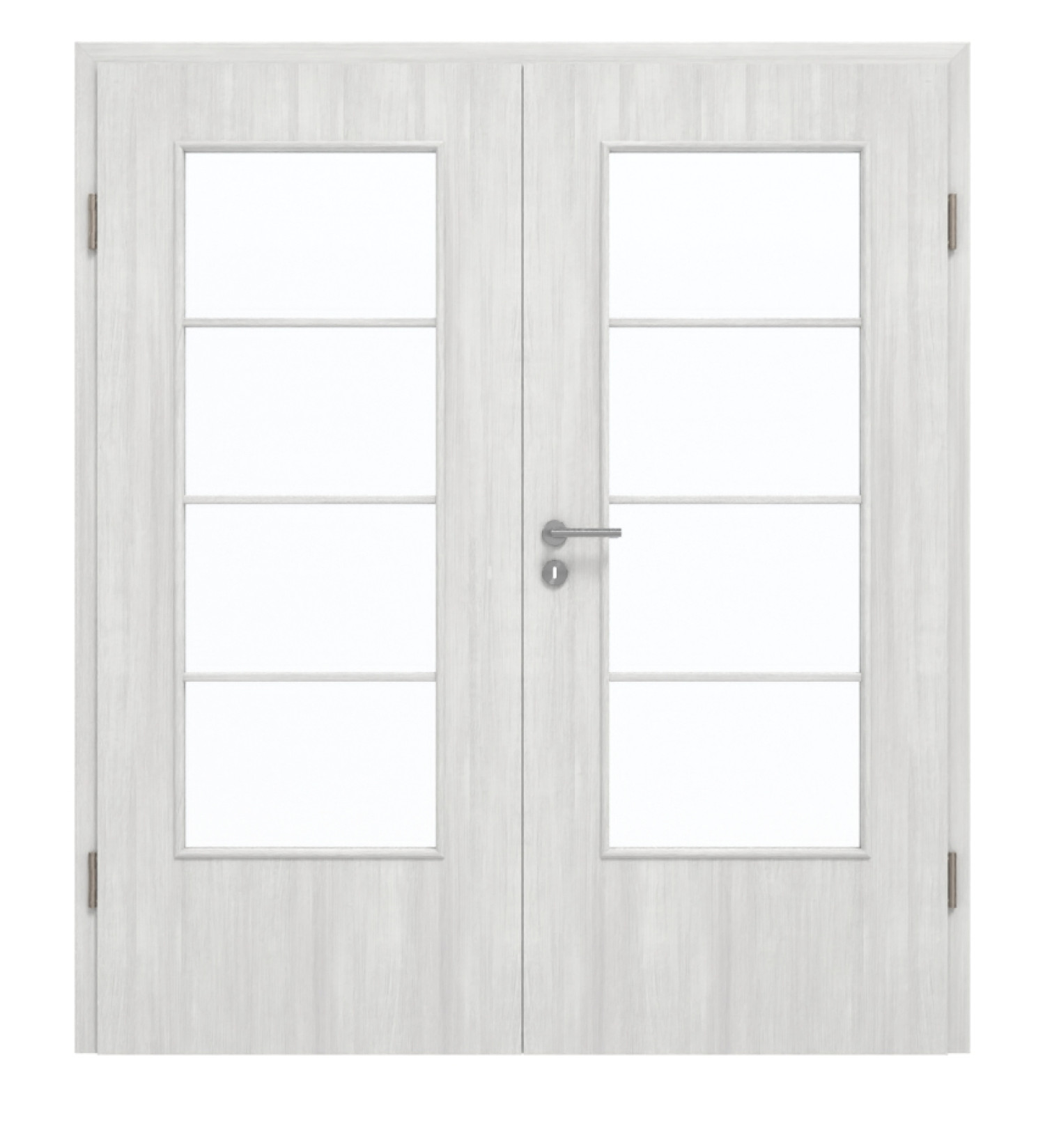 GARANT Drzwi podwójne wraz z ościeżnicą Authentic Grigio CePaL z przeszkleniem LA-DIN szpros SP10