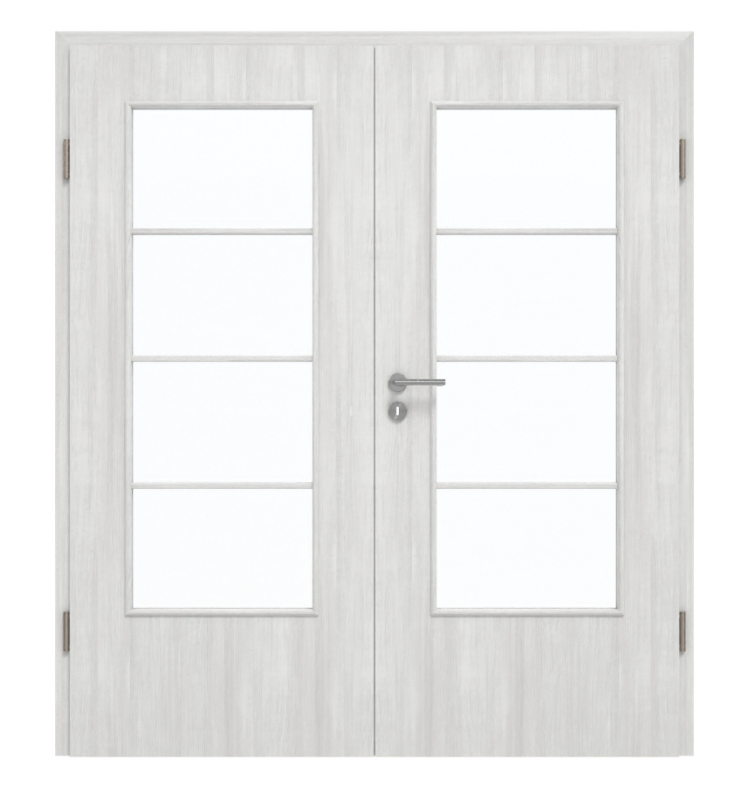 GARANT Drzwi podwójne wraz z ościeżnicą Authentic Grigio GCK08 z przeszkleniem LA-DIN szpros SP10