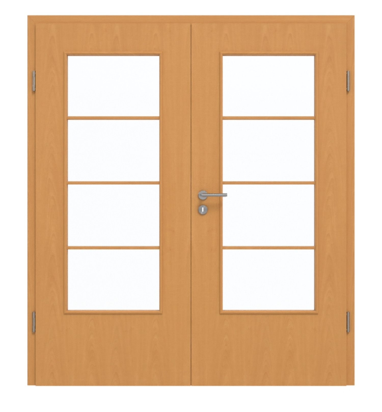 GARANT Drzwi podwójne wraz z ościeżnicą Buk Exklusiv CePaL z przeszkleniem LA-DIN szpros SP10