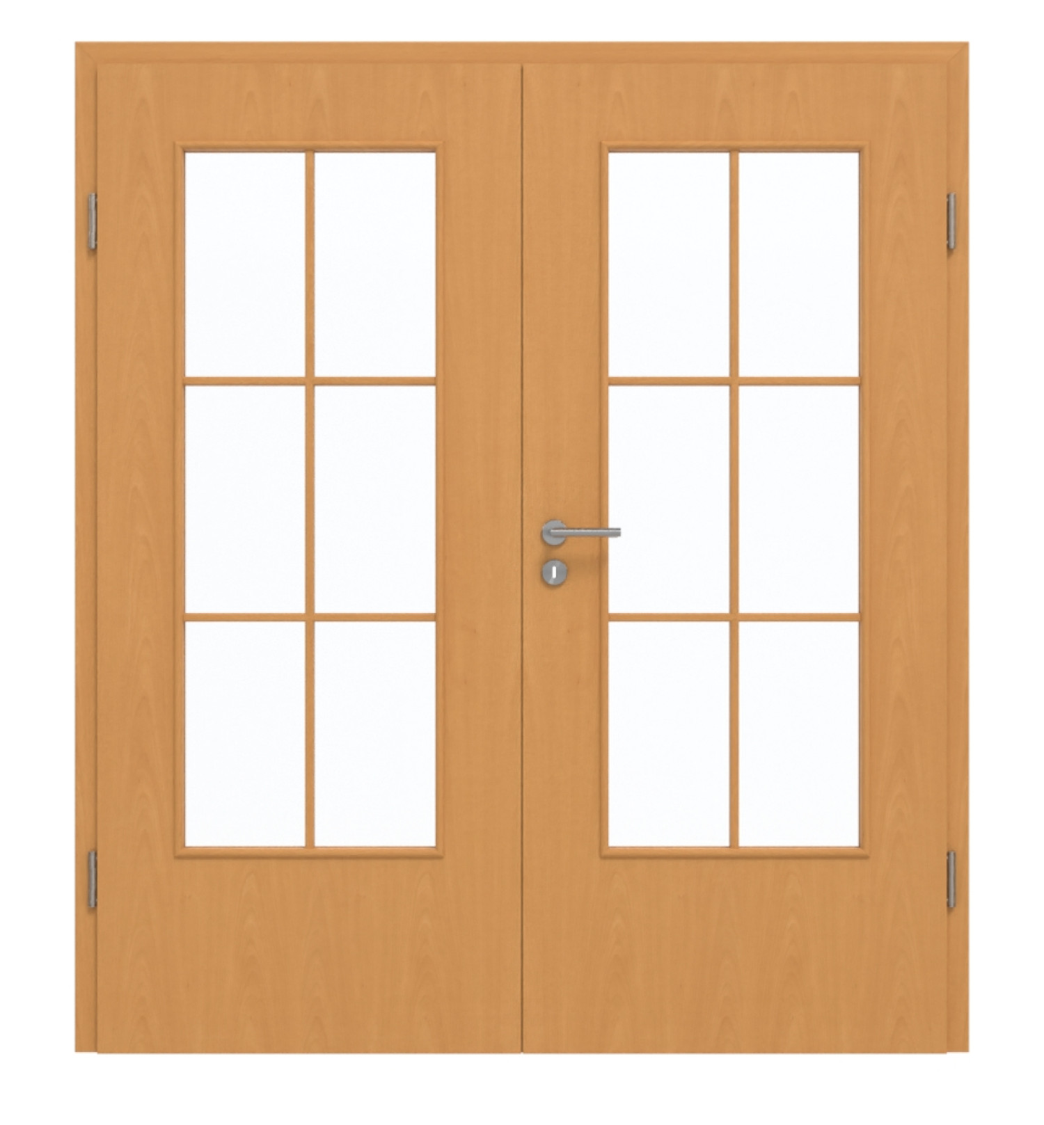 GARANT Drzwi podwójne wraz z ościeżnicą Buk Exklusiv CePaL z przeszkleniem LA-DIN szpros SP4