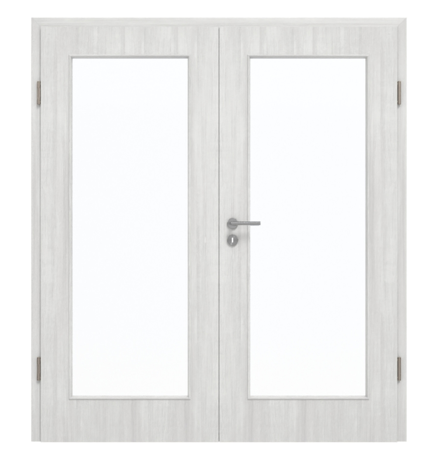 GARANT Drzwi podwójne wraz z ościeżnicą Authentic Grigio CePaL z przeszkleniem LA-2