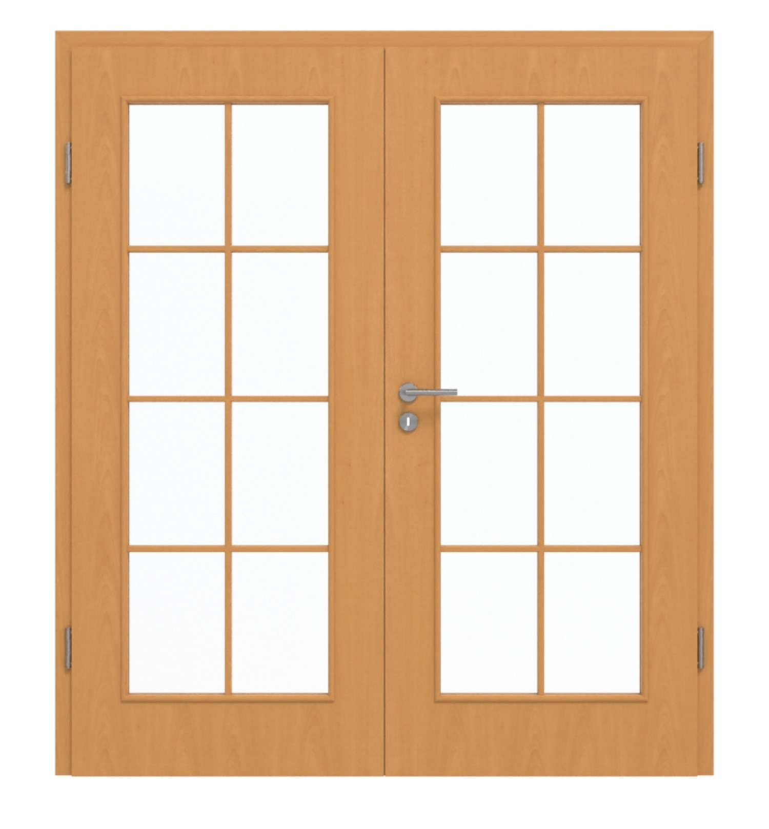 GARANT Drzwi podwójne wraz z ościeżnicą Buk Exklusiv CePaL z przeszkleniem LA-2 szpros SP1