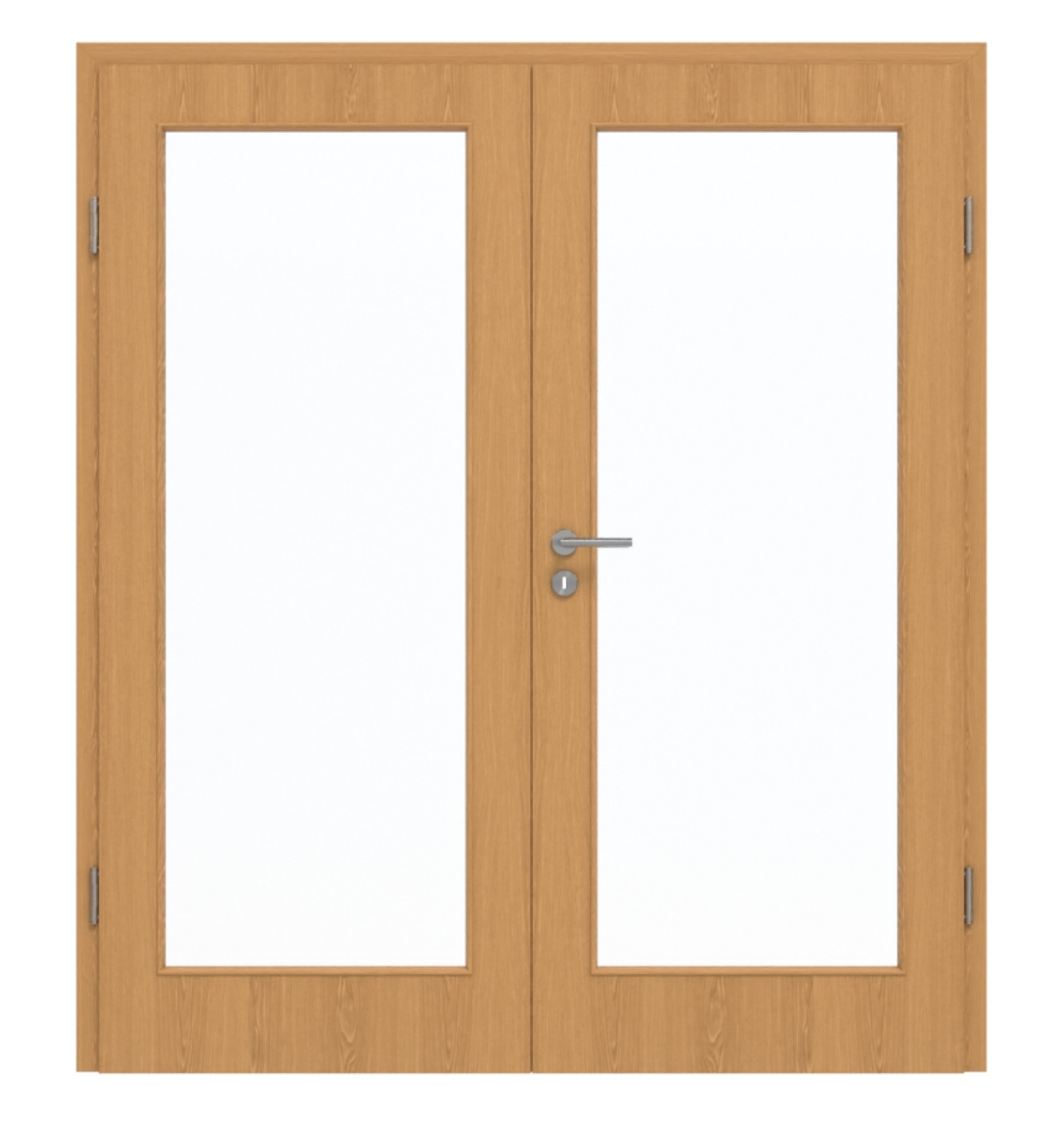 GARANT Drzwi podwójne inkl. ościeżnica Dąb Premium CePaL z przeszkleniem LA-3