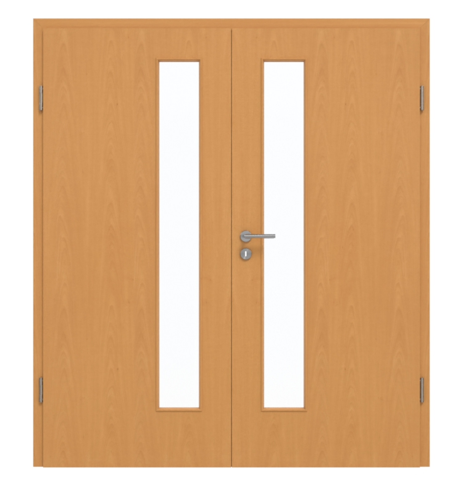 GARANT Drzwi podwójne wraz z ościeżnicą Buk Exklusiv CePaL z przeszkleniem LA-4 po stronie zamka