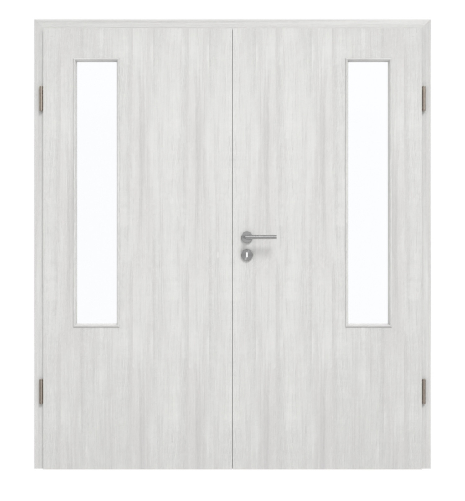 GARANT Drzwi podwójne wraz z ościeżnicą Authentic Grigio GCK08 z przeszkleniem LA-5 po stronie zawiasów