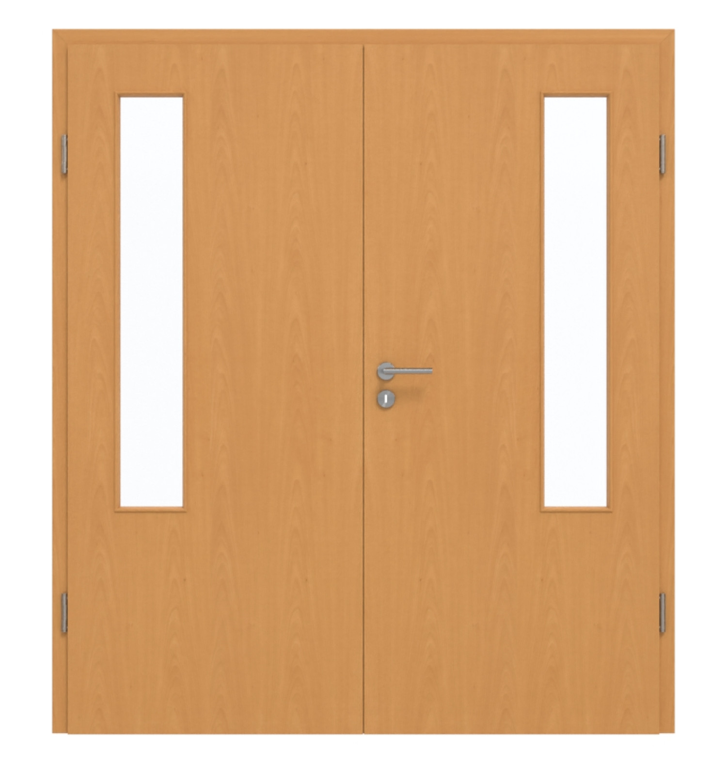 GARANT Drzwi podwójne wraz z ościeżnicą Buk Exklusiv CePaL z przeszkleniem LA-5 po stronie zawiasów