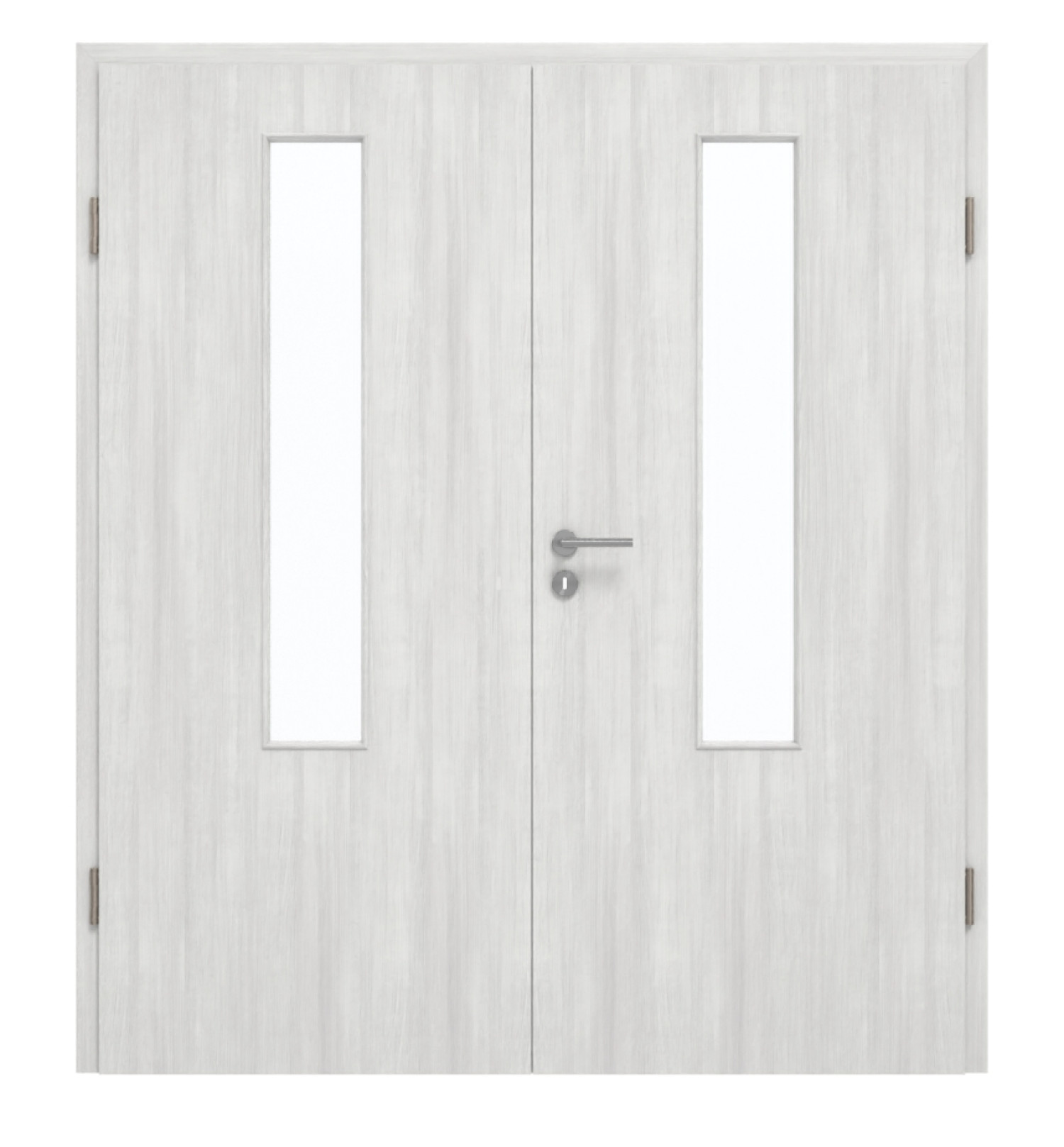 GARANT Drzwi podwójne inkl. ościeżnica Authentic Grigio CePaL z przeszkleniem LA-5 centralnie