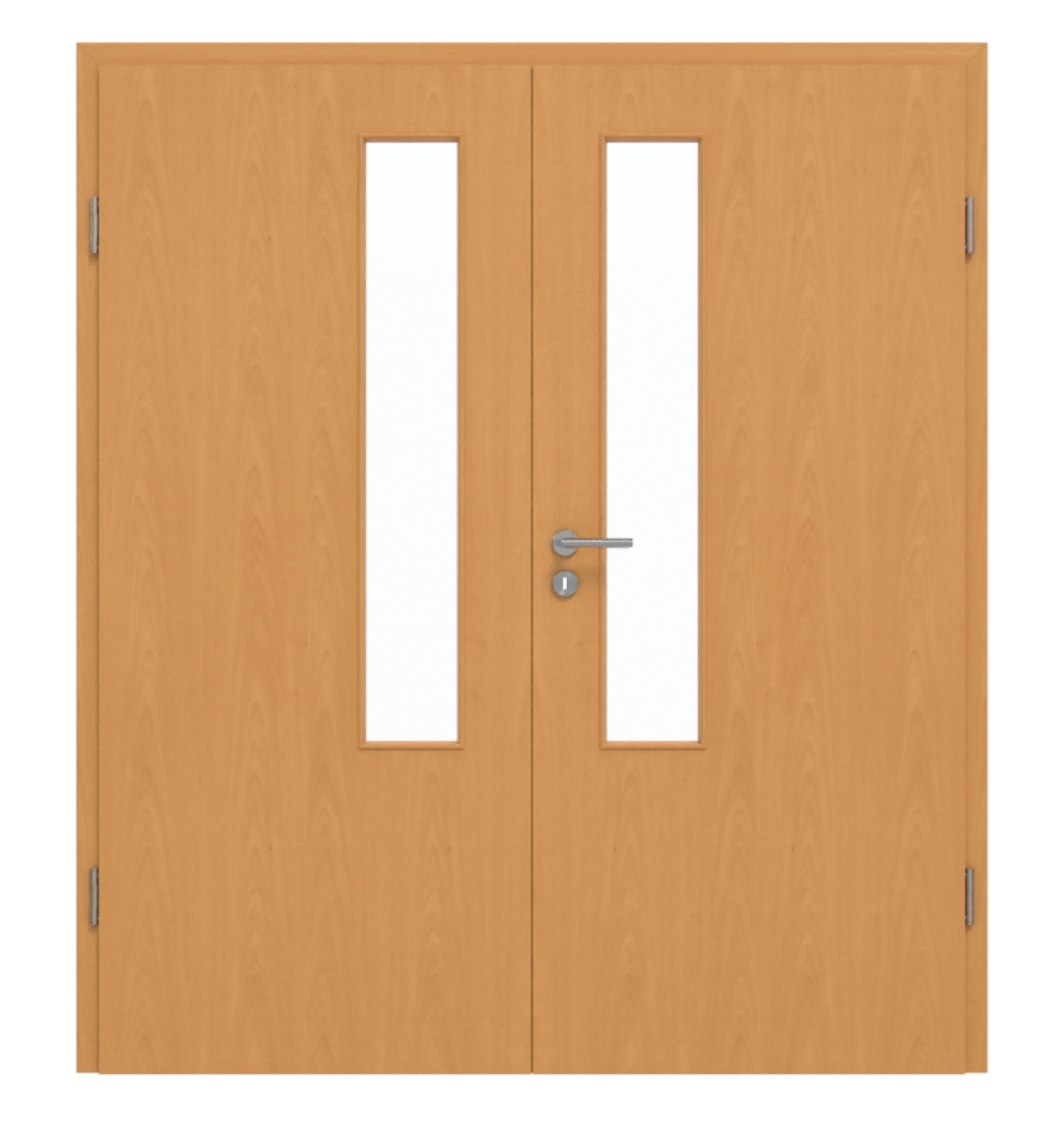 GARANT Drzwi podwójne wraz z ościeżnicą Buk Exklusiv CePaL z przeszkleniem LA-5 po stronie zamka