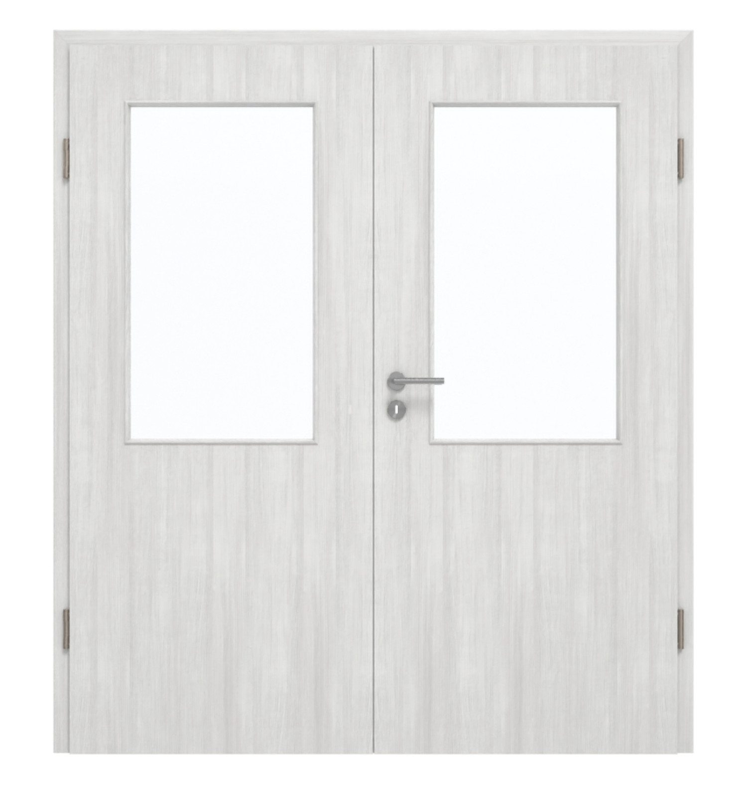 GARANT Drzwi podwójne wraz z ościeżnicą Authentic Grigio CePaL z przeszkleniem LA-6