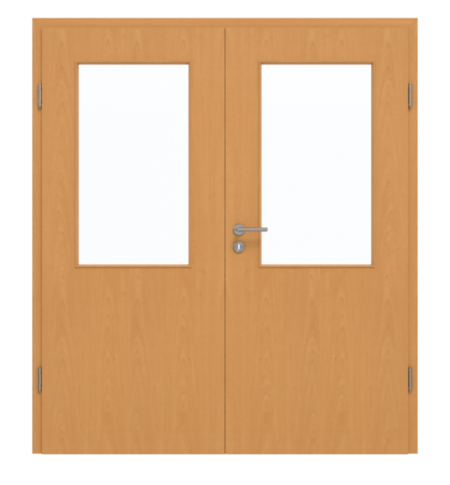 GARANT Drzwi podwójne z ościeżnicą Buk Exklusiv CePaL z przeszkleniem LA-6