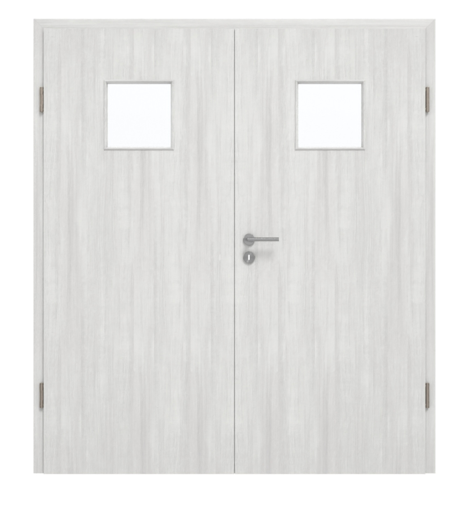 GARANT Drzwi podwójne wraz z ościeżnicą Authentic Grigio CePaL z przeszkleniem LA-7