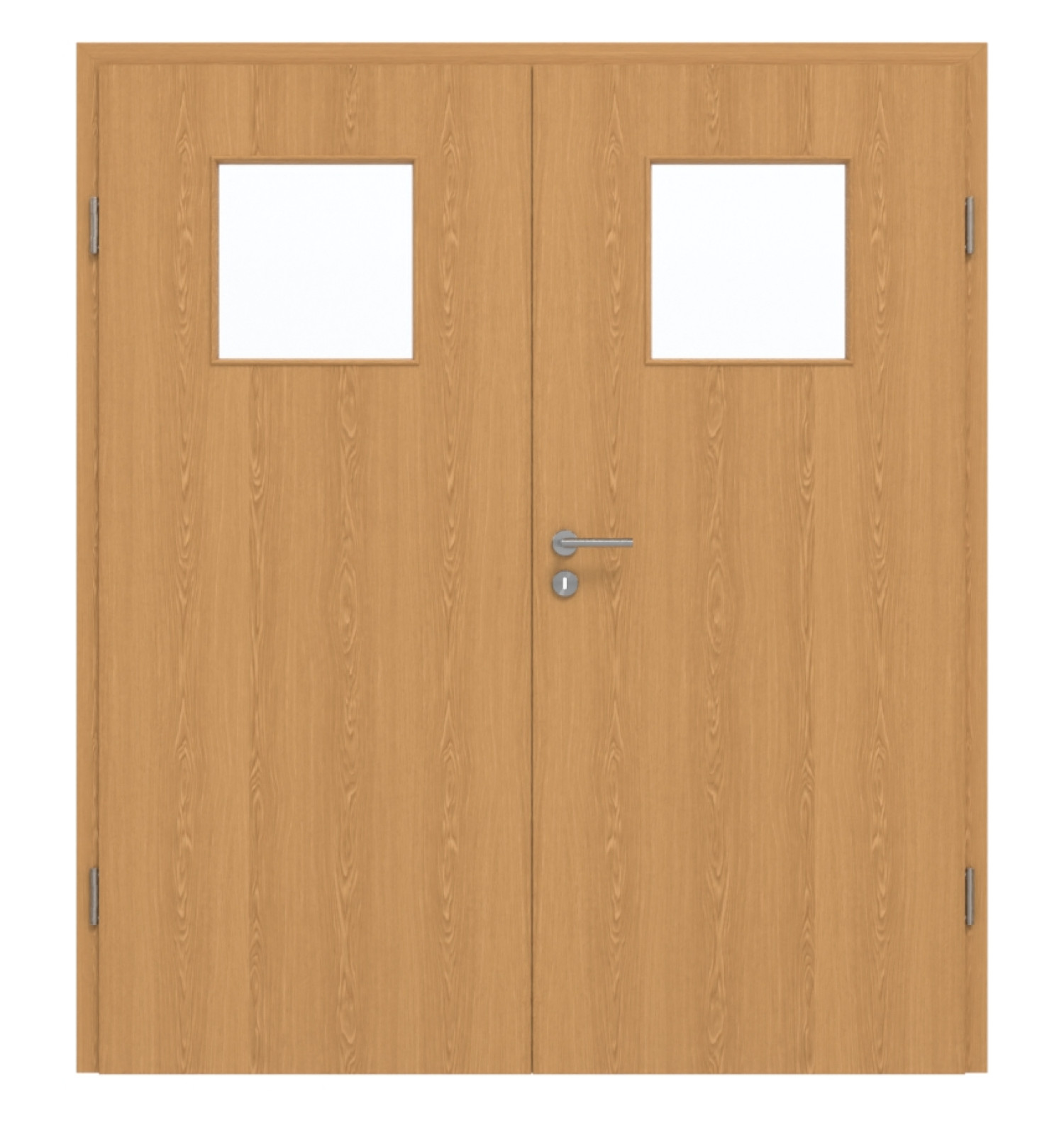 GARANT Drzwi podwójne wraz z ościeżnicą Dąb Premium CePaL z przeszkleniem LA-9