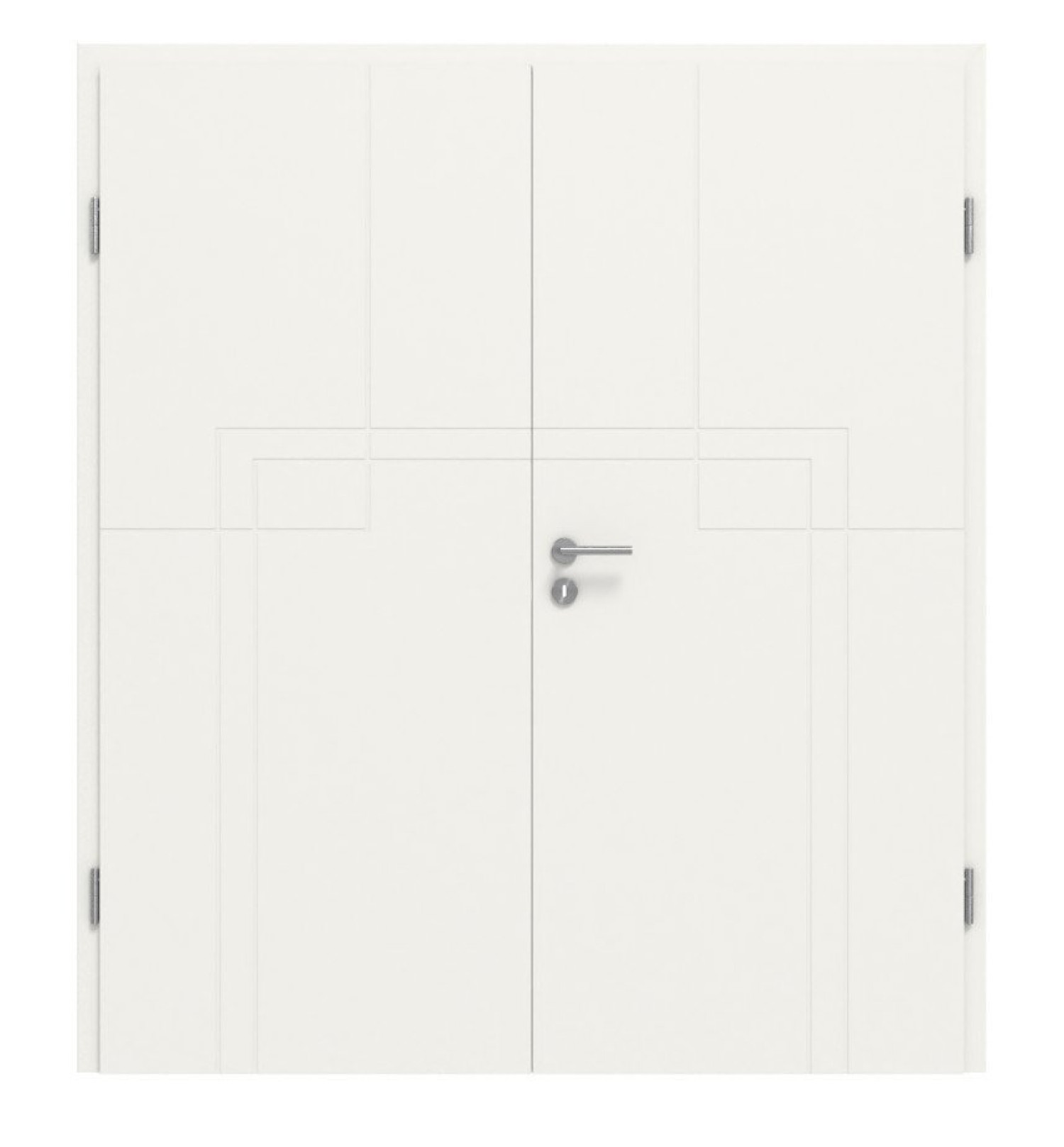 CLASSEN Drzwi podwójne Dynamic RAL 9016 Białe lakierowane 3.3 z ościeżnicą