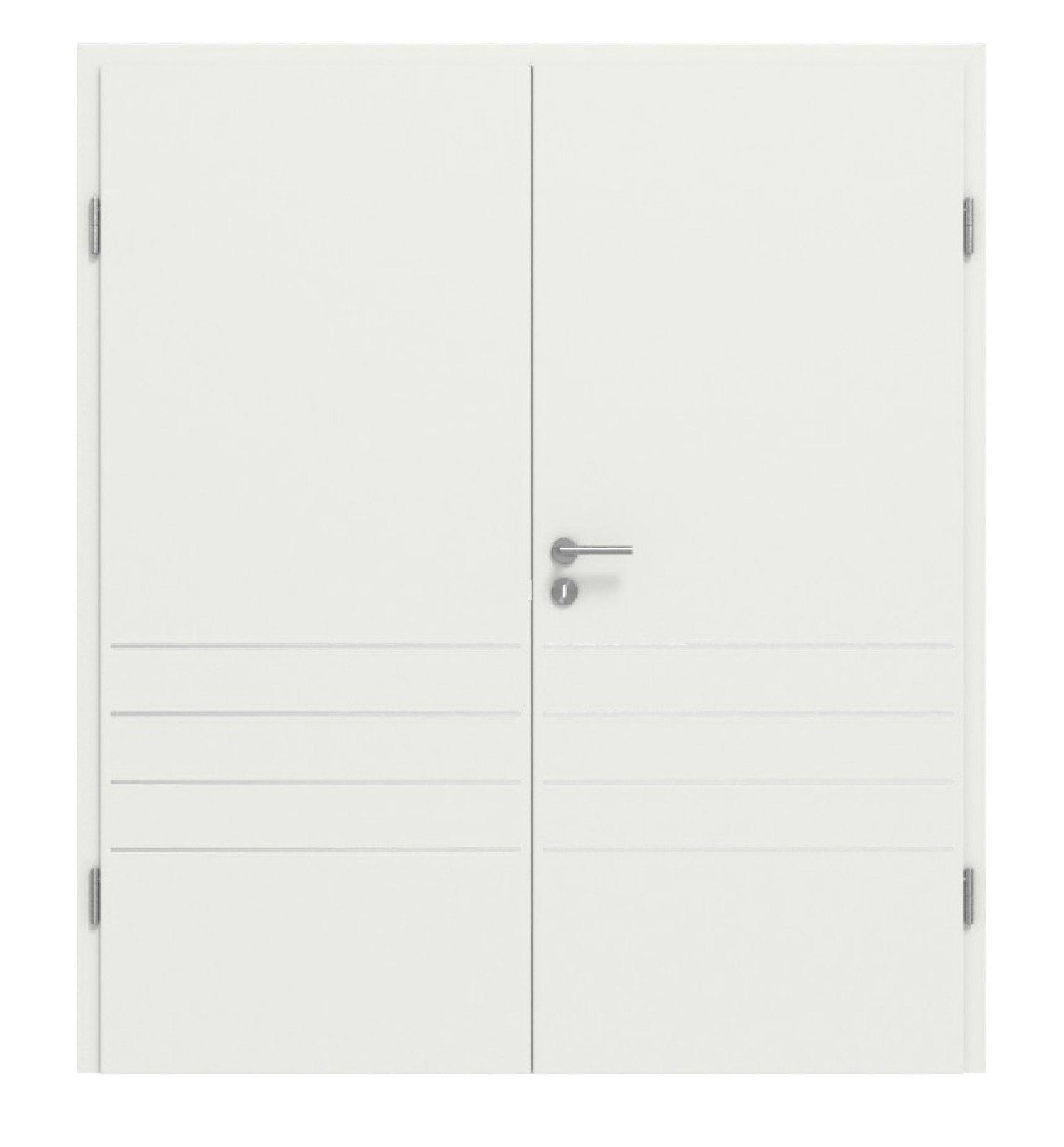 CLASSEN Drzwi podwójne Białe RAL 9003 CPL 4.14 z ościeżnicą