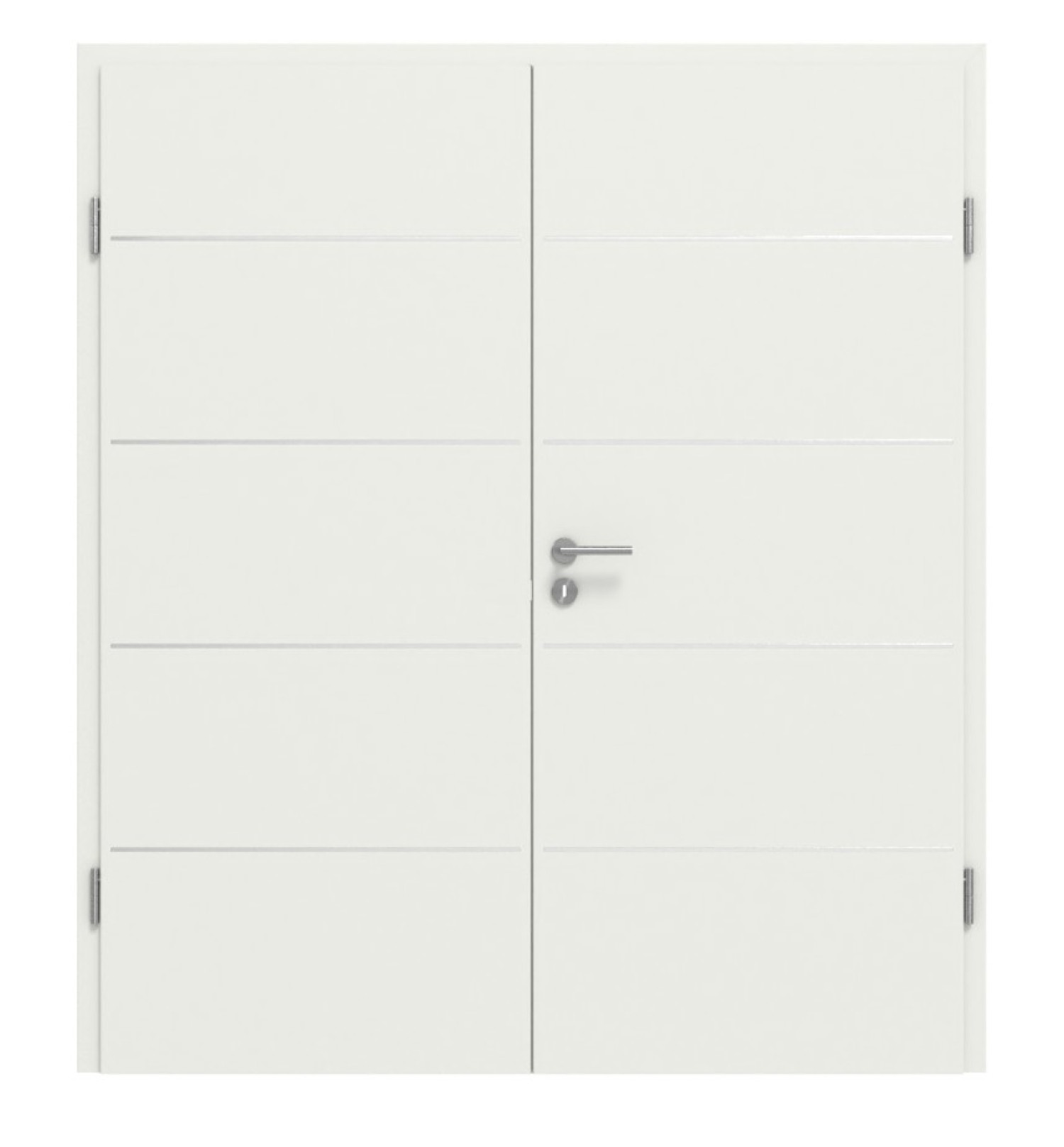 CLASSEN Drzwi podwójne Białe RAL 9003 CPL 4.8 z ościeżnicą