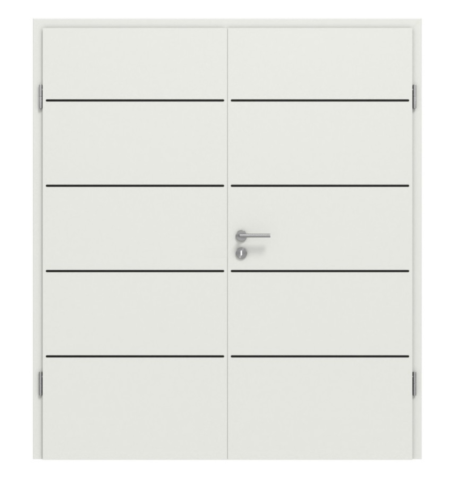 CLASSEN Drzwi podwójne 6.9 Białe RAL 9003 CPL z ościeżnicą