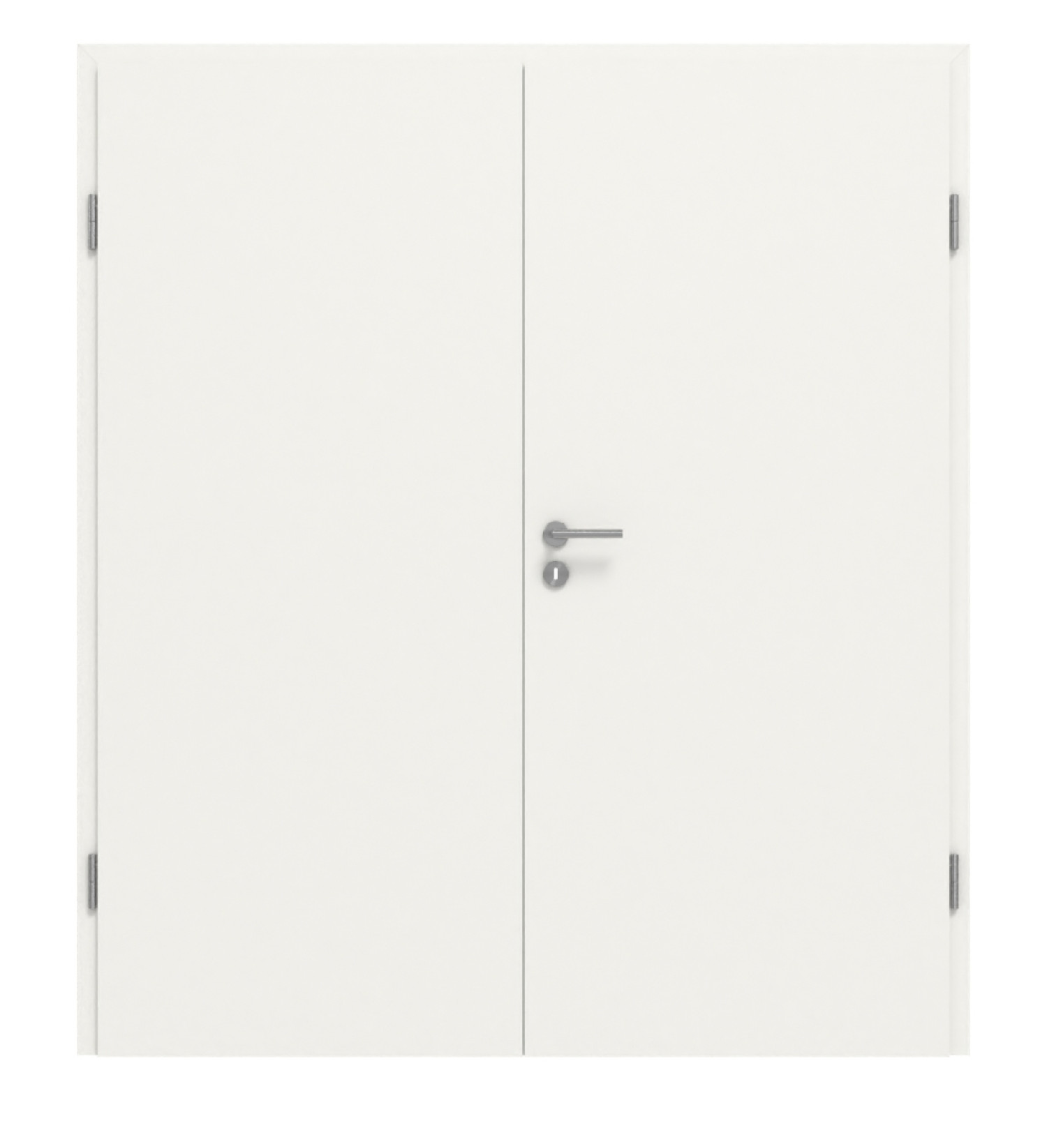 GARANT Drzwi podwójne inkl. ościeżnica Biała lakier 9016