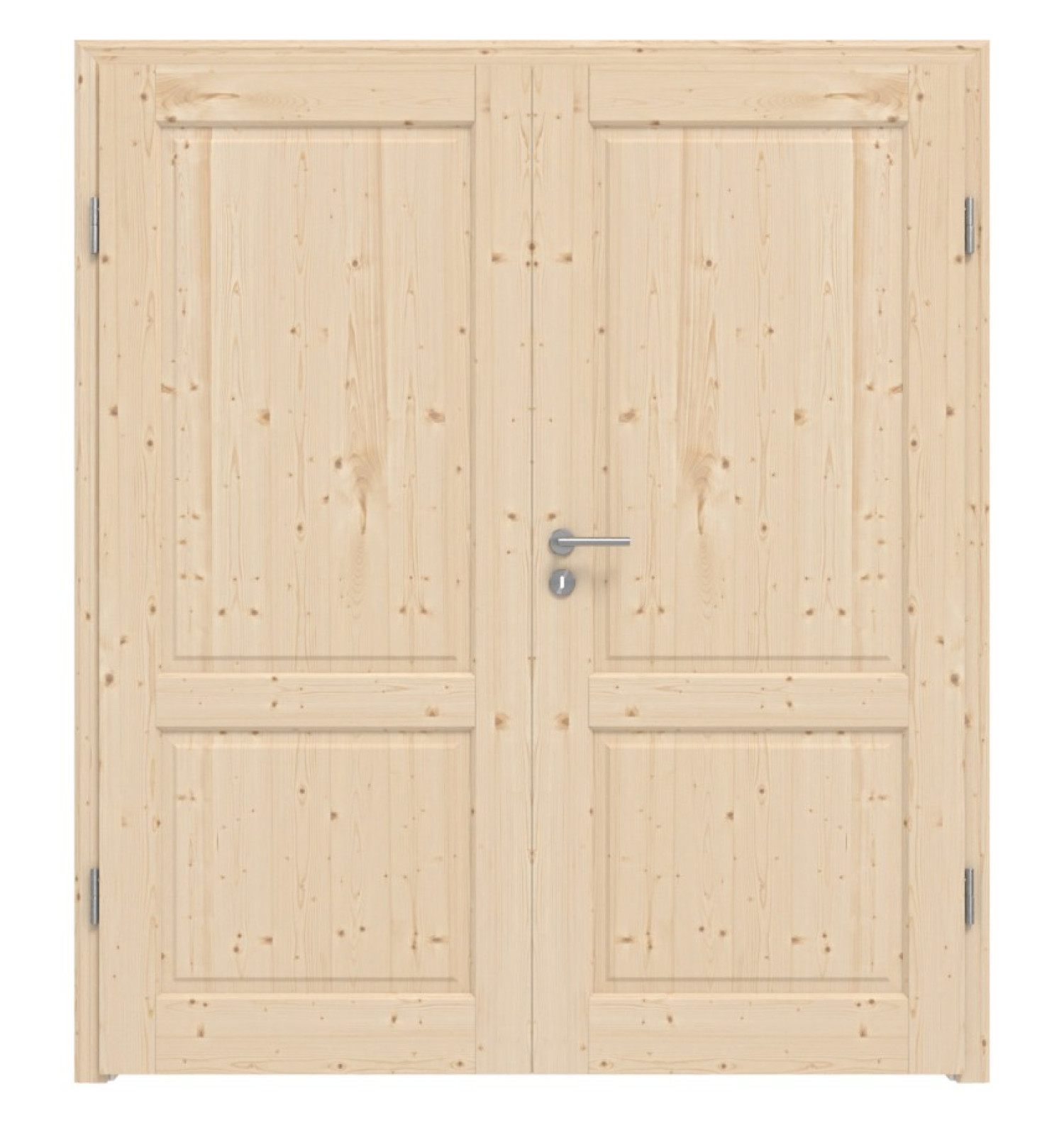 Frontansicht typu 6002 świerk drzwi podwójne z litego drewna z ościeżnicą - Radex
