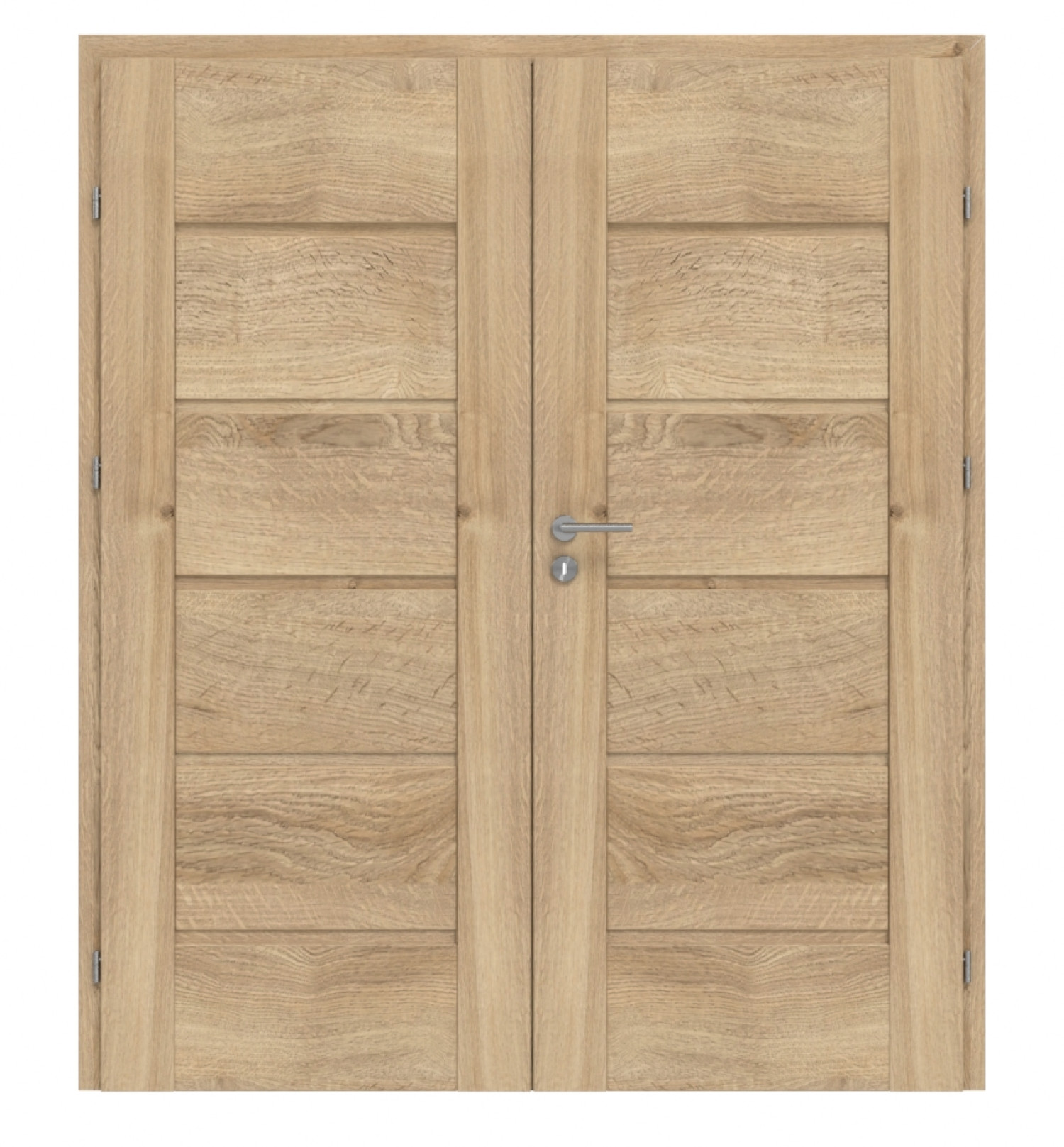 Drzwi podwójne Nexo M1 dąb Karlstadt folia dekoracyjna z ościeżnicą