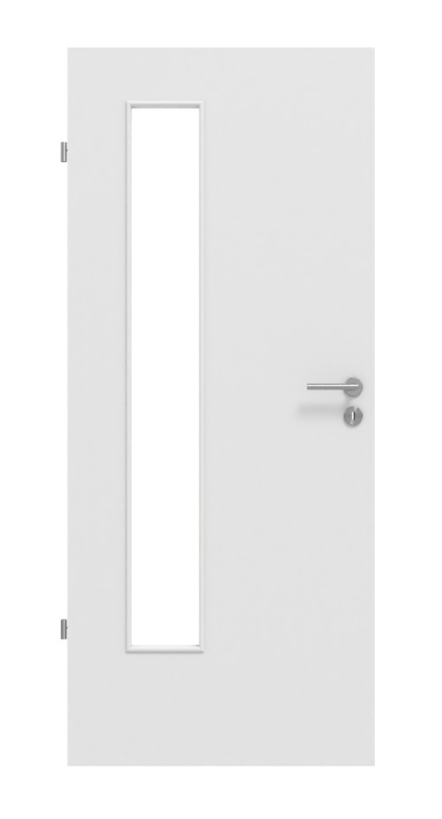 Frontansicht Bütte Biała LA 24 z boku Basic Durat Drzwi wewnętrzne - Huga