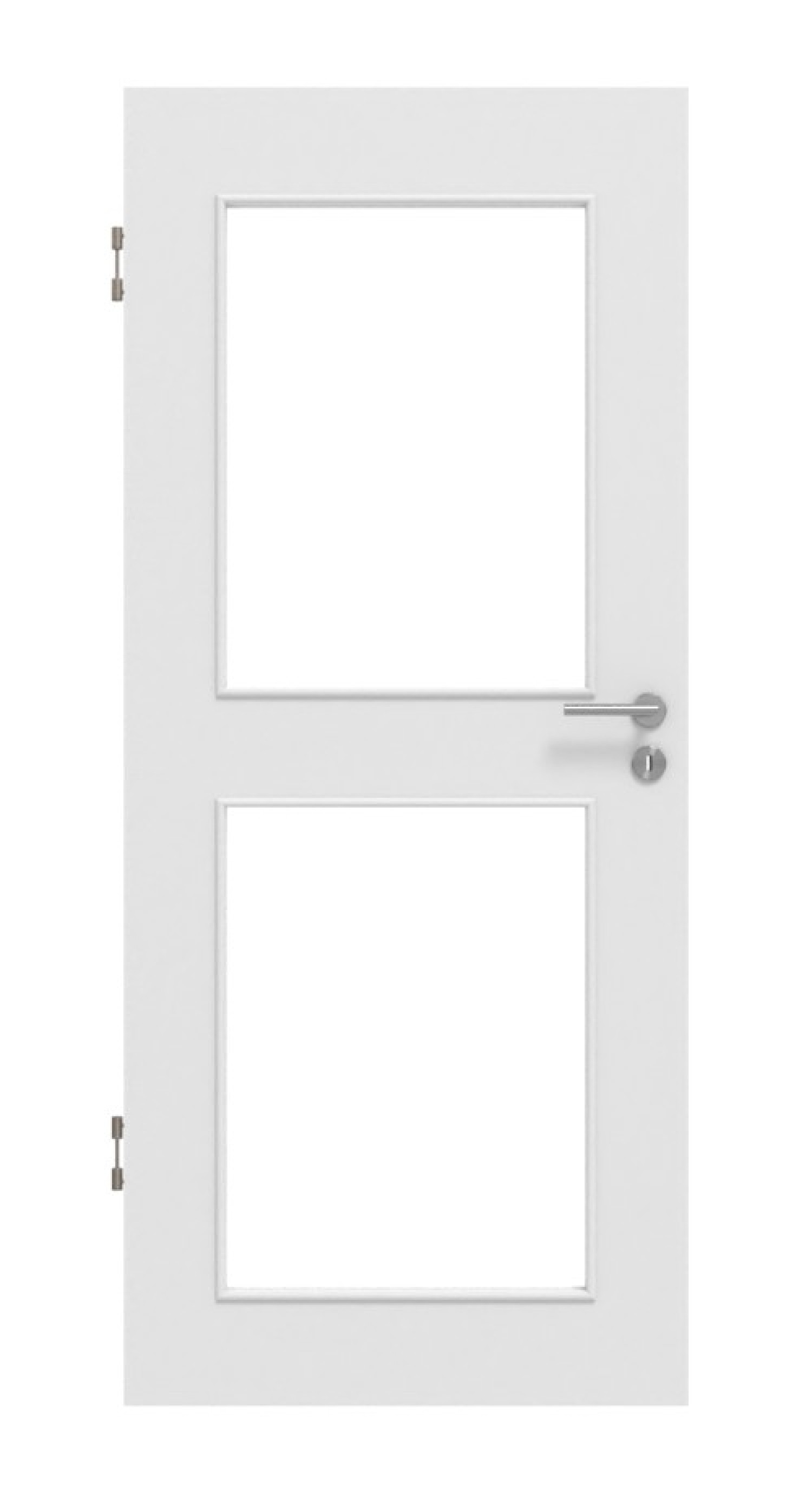 Frontansicht Bütte Biała LA 12 Basic Durat Drzwi Wewnętrzne - Huga