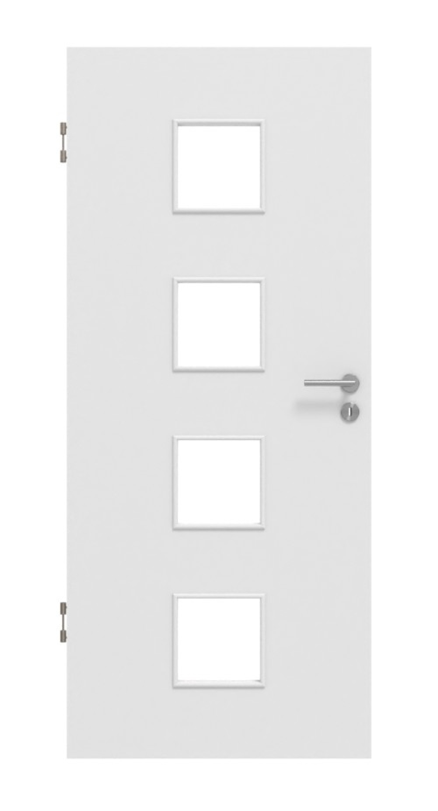 Frontansicht Bütte Biała LA 14 Basic Durat Drzwi Wewnętrzne - Huga