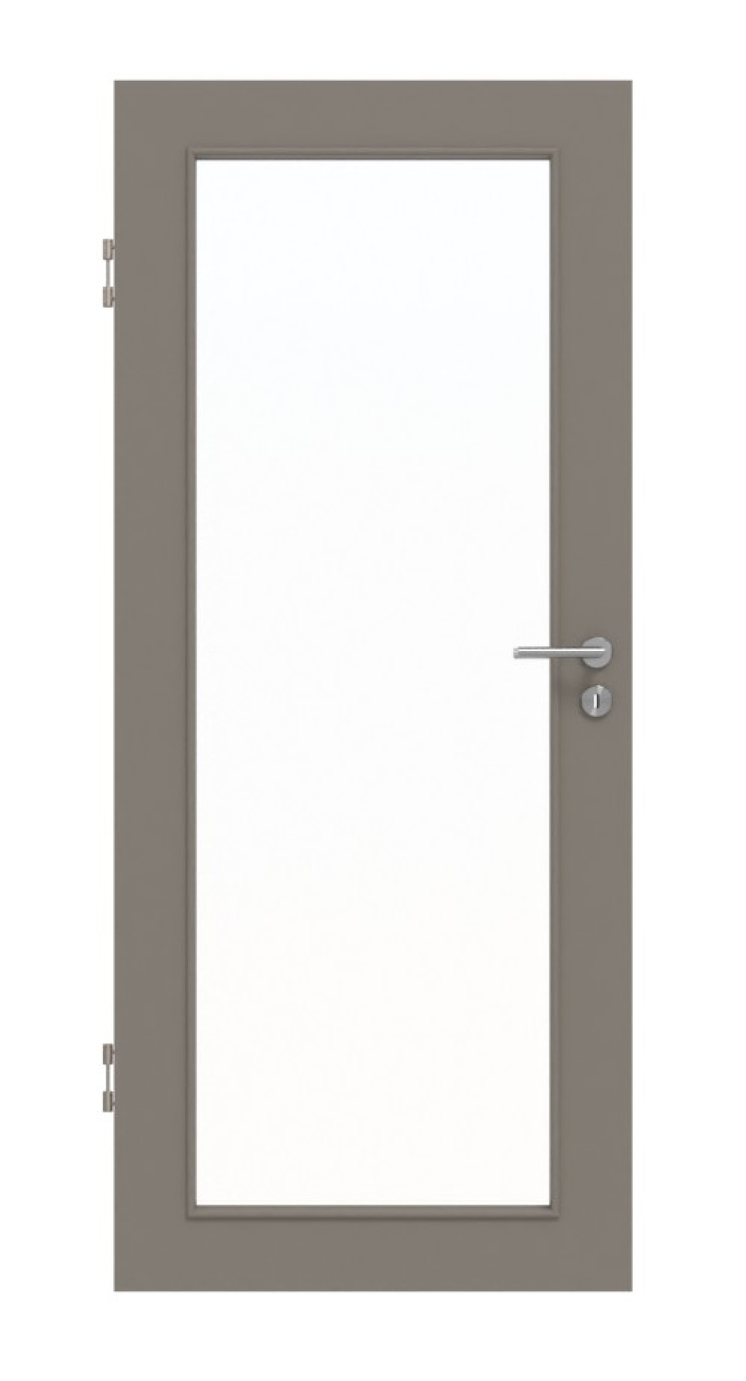 Frontansicht Taupe RAL 7048 LA 27 Basic Lack Innentür - Huga