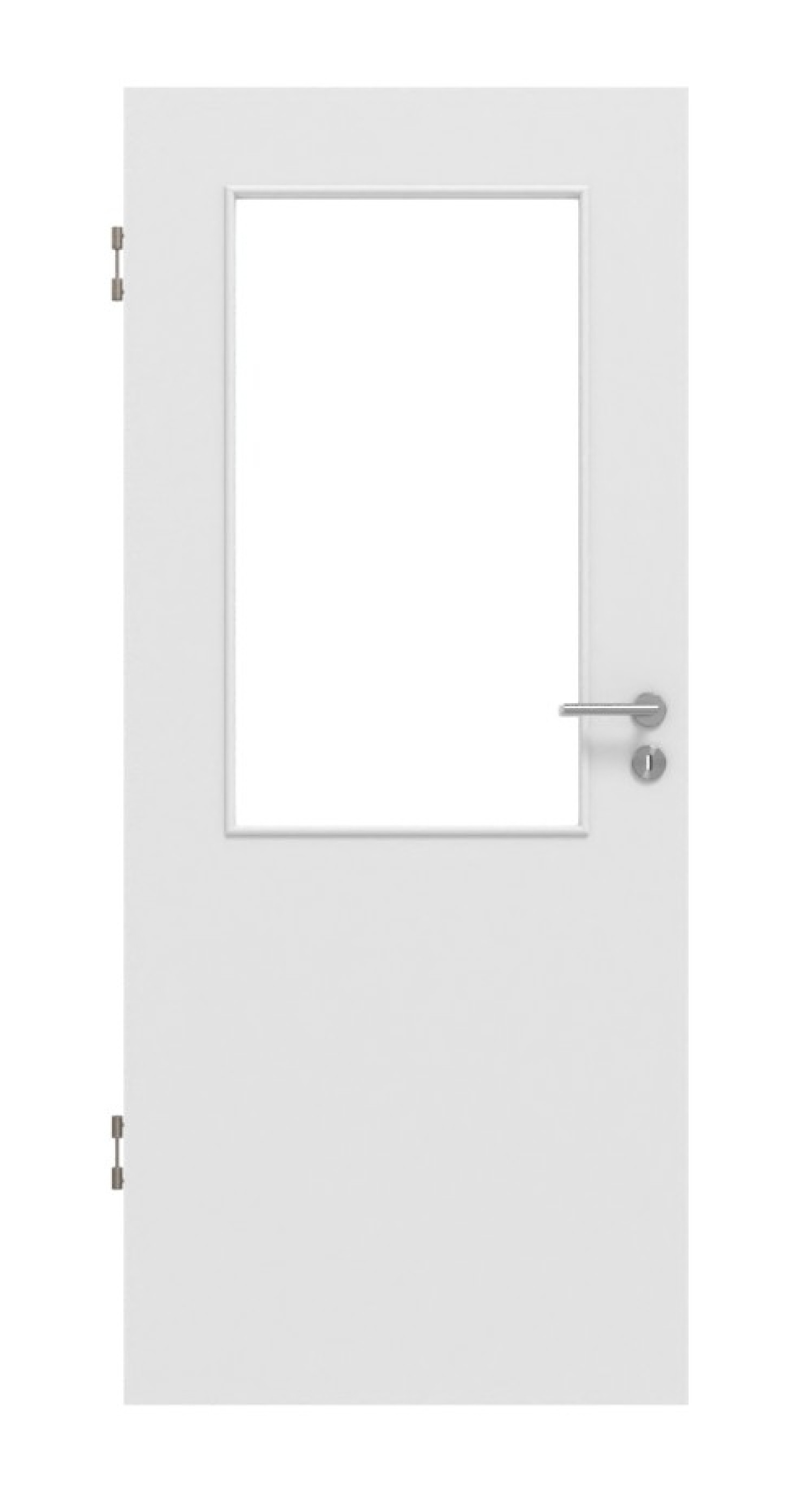 Frontansicht Bütte Biała LA 7 Basic Durat Drzwi Wewnętrzne - Huga