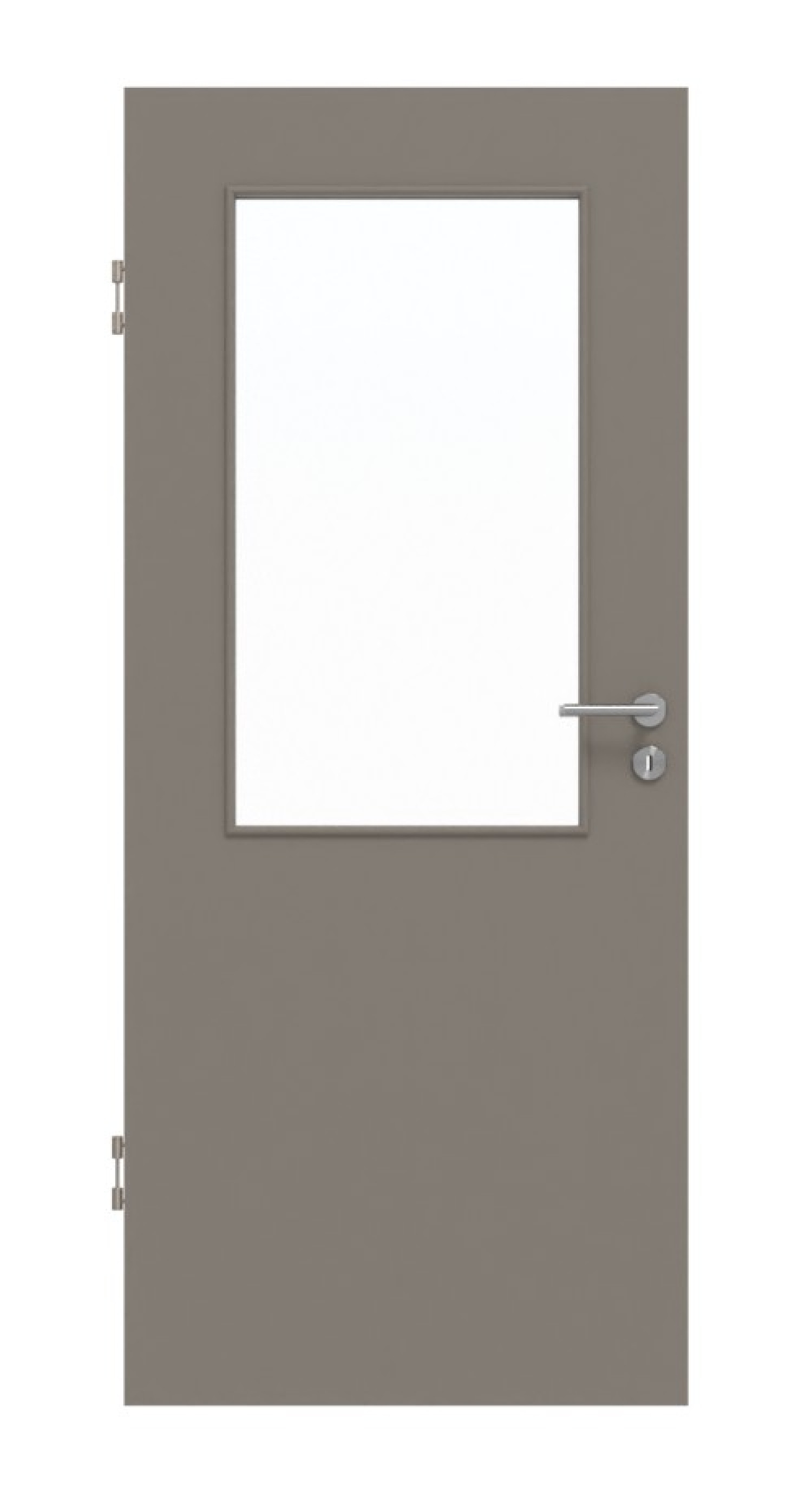 Frontansicht Taupe RAL 7048 LA 7 Basic Lack Innentür - Huga