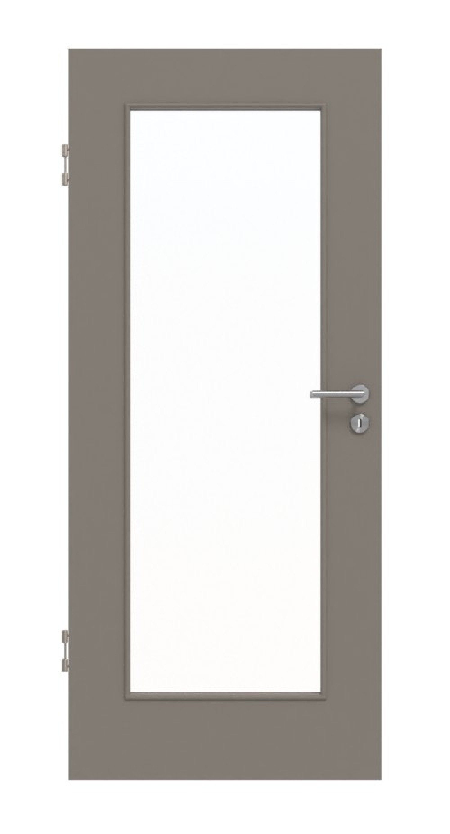 Frontansicht Taupe RAL 7048 LA 8 Basic Lack Innentür - Huga