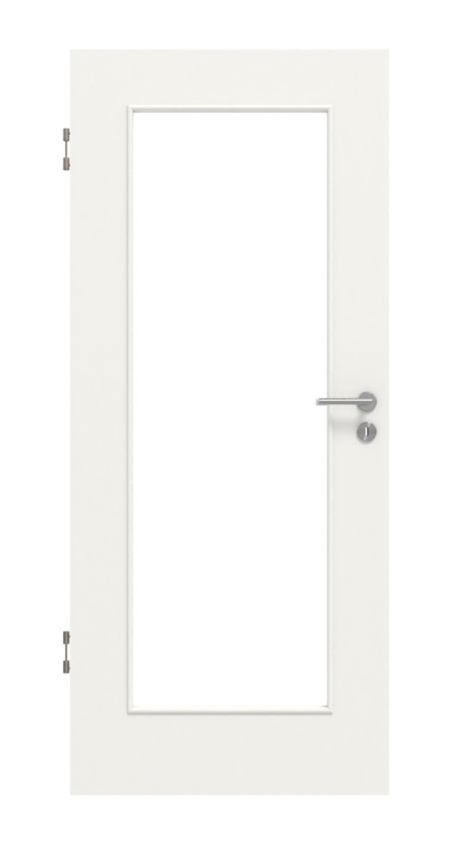 Frontansicht od białego podobnego do RAL 9016 LA 8 Basic Lack drzwi wewnętrznych - Huga