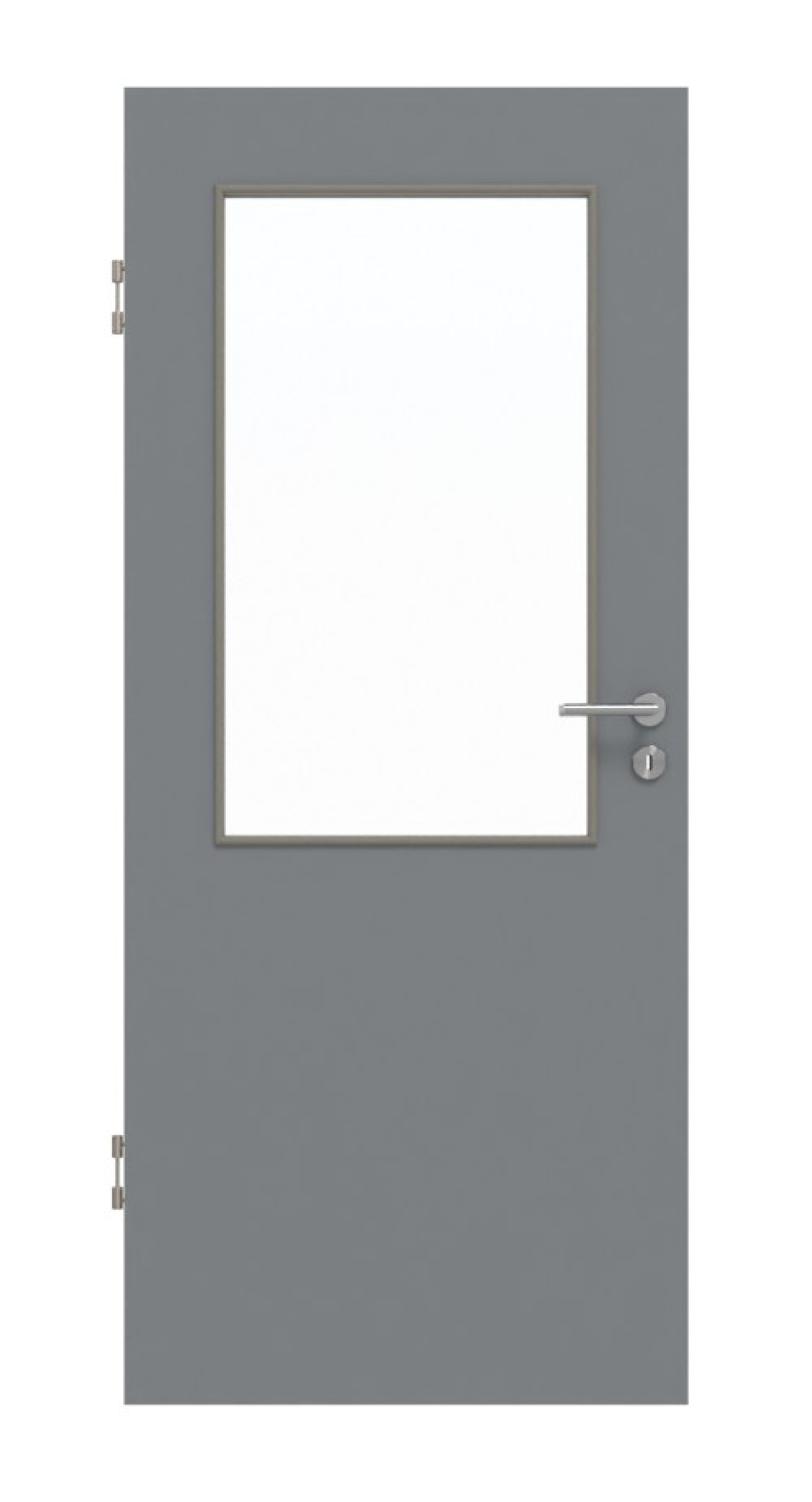 Frontansicht Ultramatt Hygge Szary LA 7 Basic Drzwi wewnętrzne - Huga
