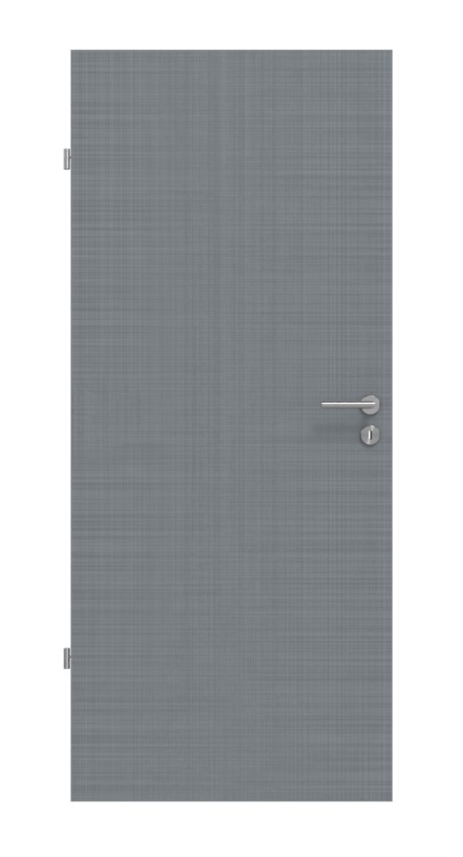 Front view of Cotton like Hygge Grey Basic Interior Door - Huga