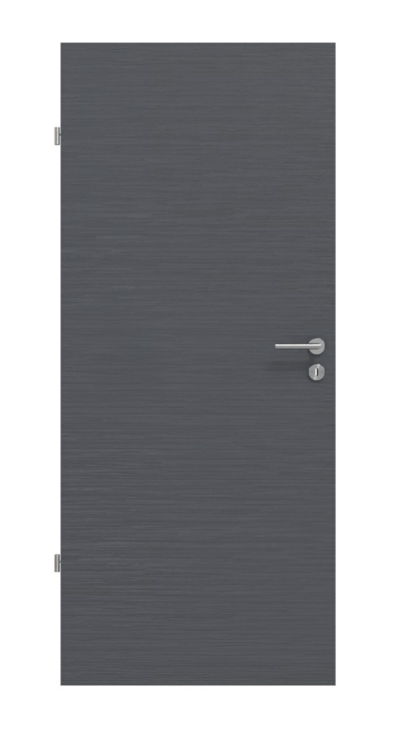 Frontansicht drzwi wewnętrznych Huga w kolorze strukturalnym antracytowym Basic