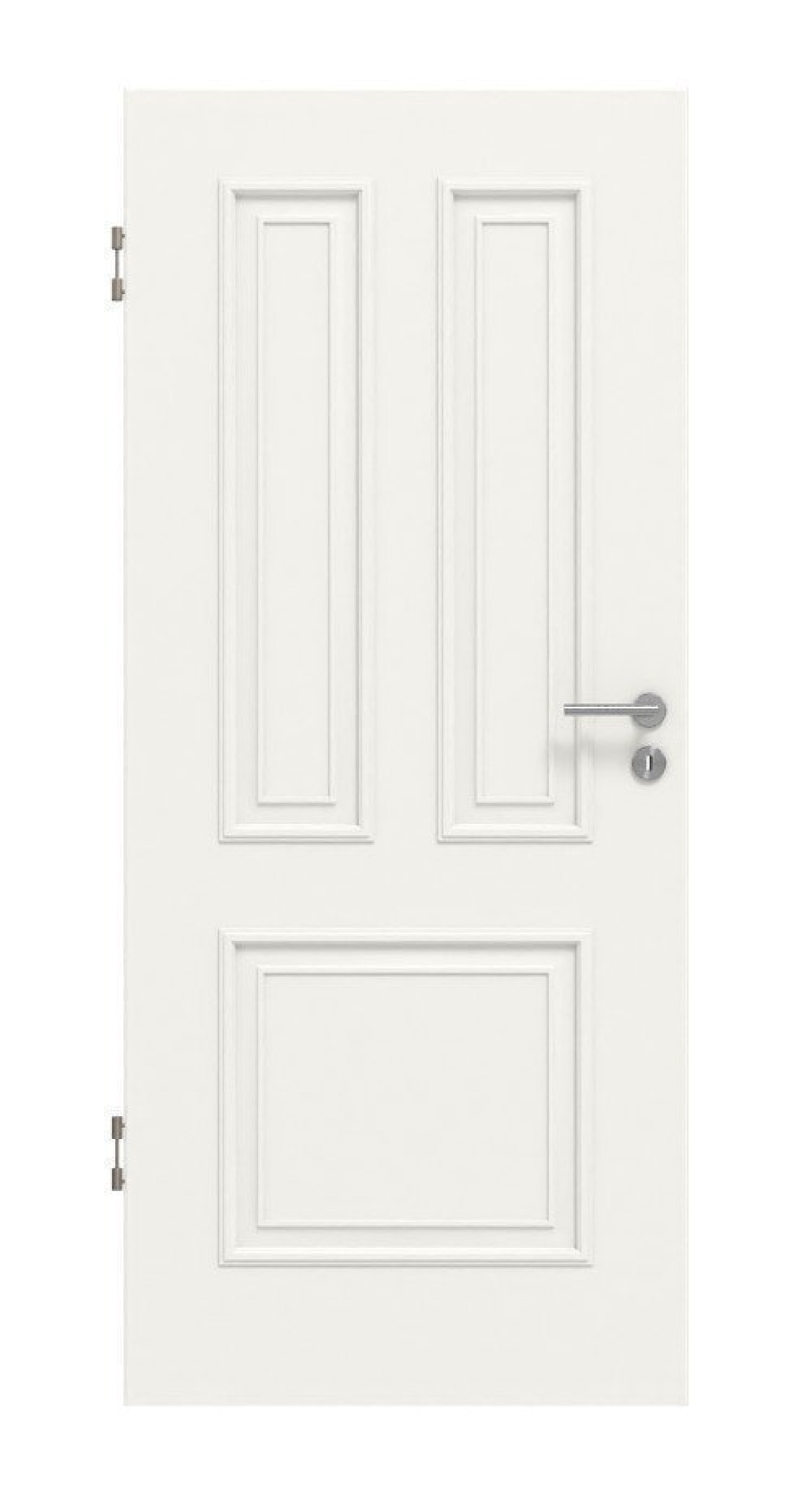 Frontansicht drzwi wewnętrznych Cottage M31 białe lakierowane – Lebo