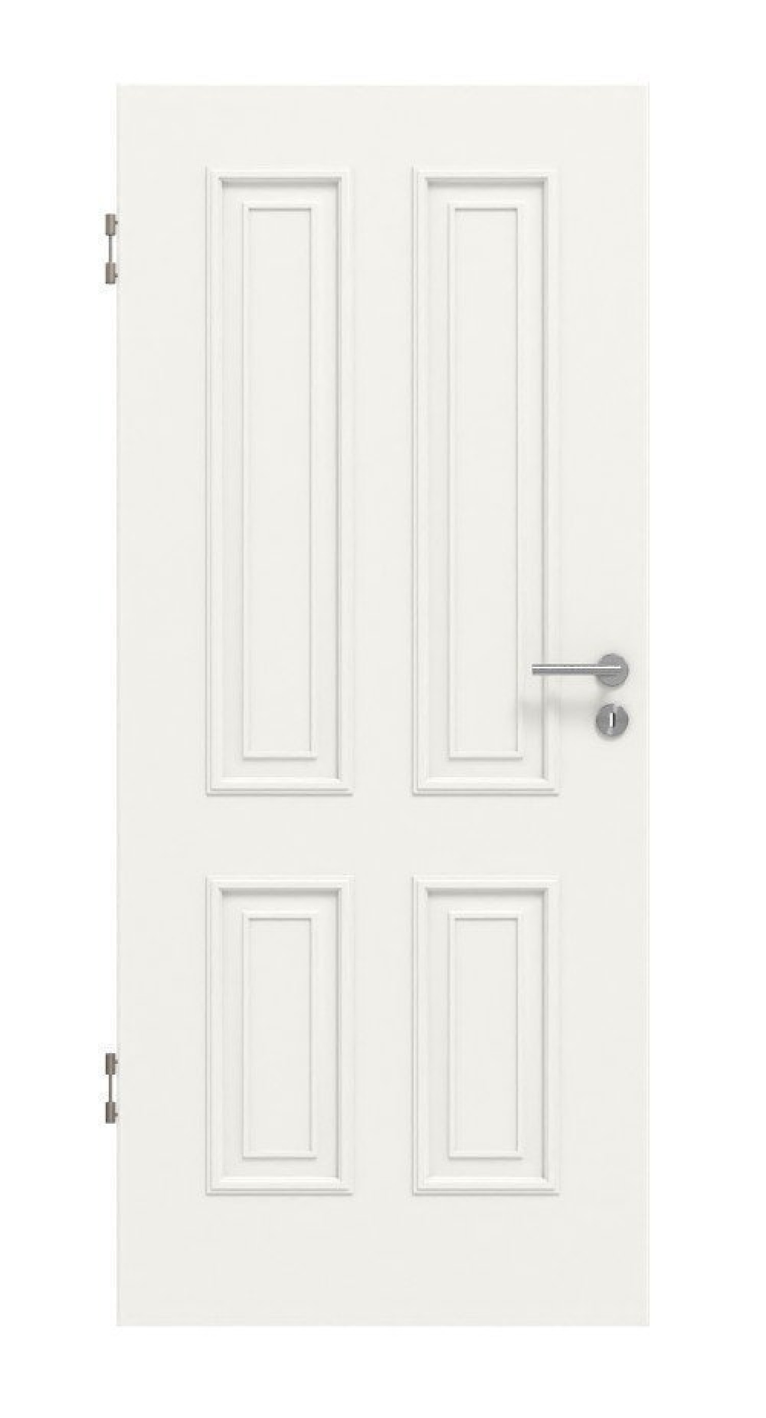 Frontansicht drzwi wewnętrznych Cottage M40 białe – Lebo