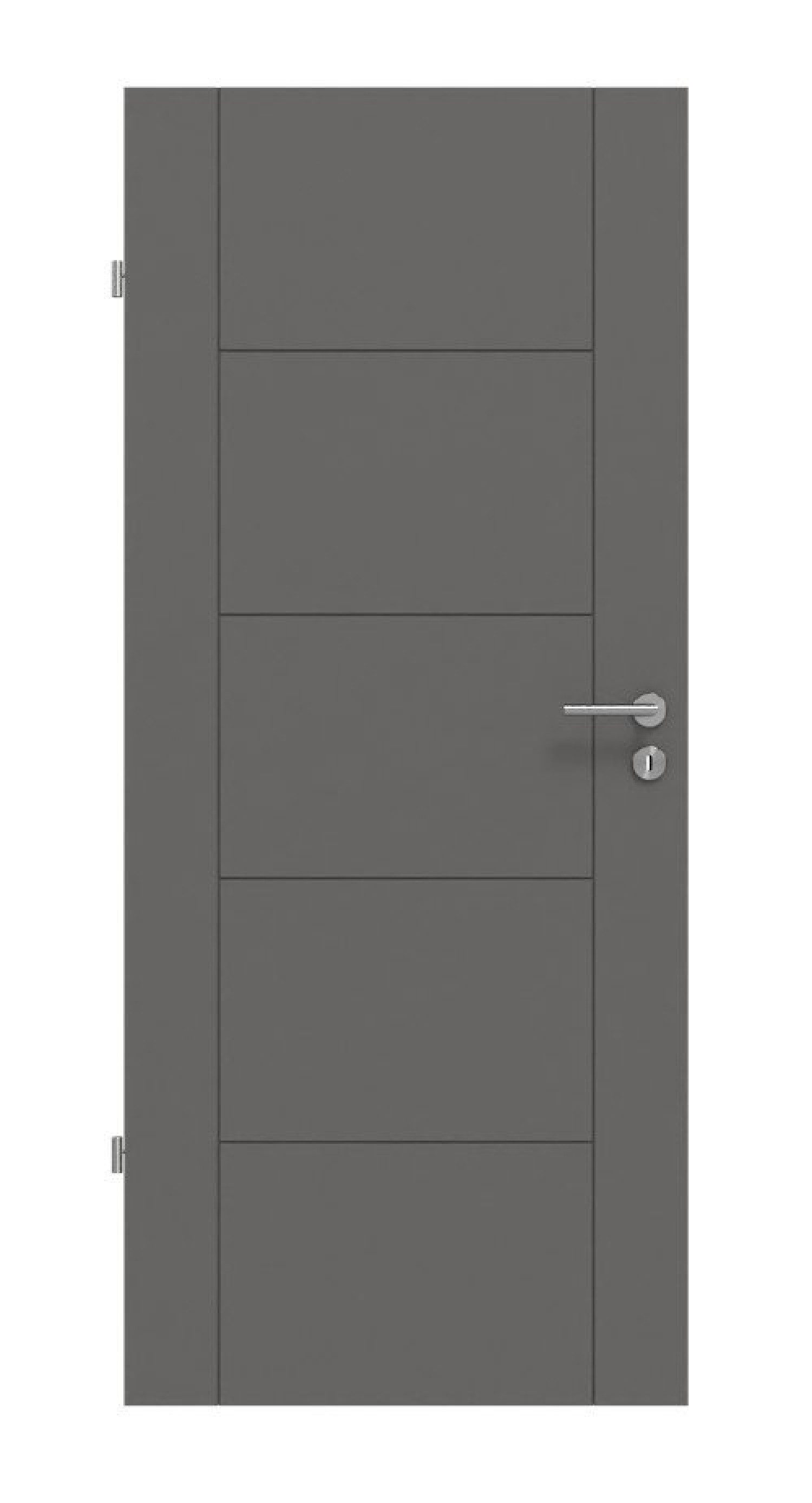 Frontansicht drzwi wewnętrznych Huga Signum 13 Hygge szary RAL 7037 Lakier Concept